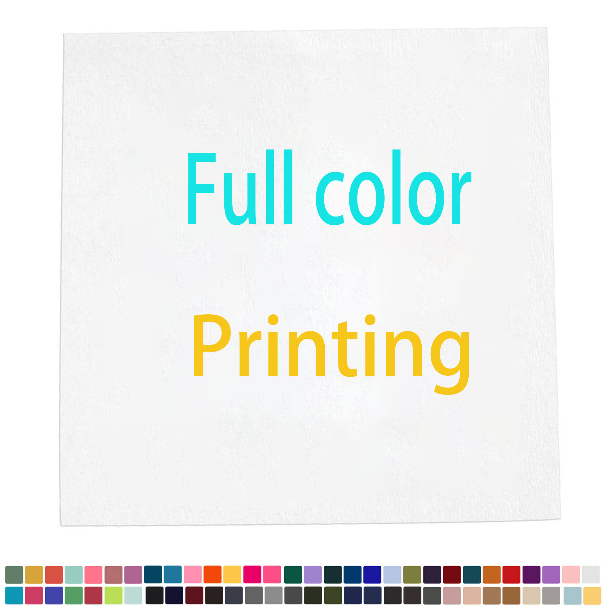 Full Color 2 Ply Dinner Napkin 13" x 13" 2