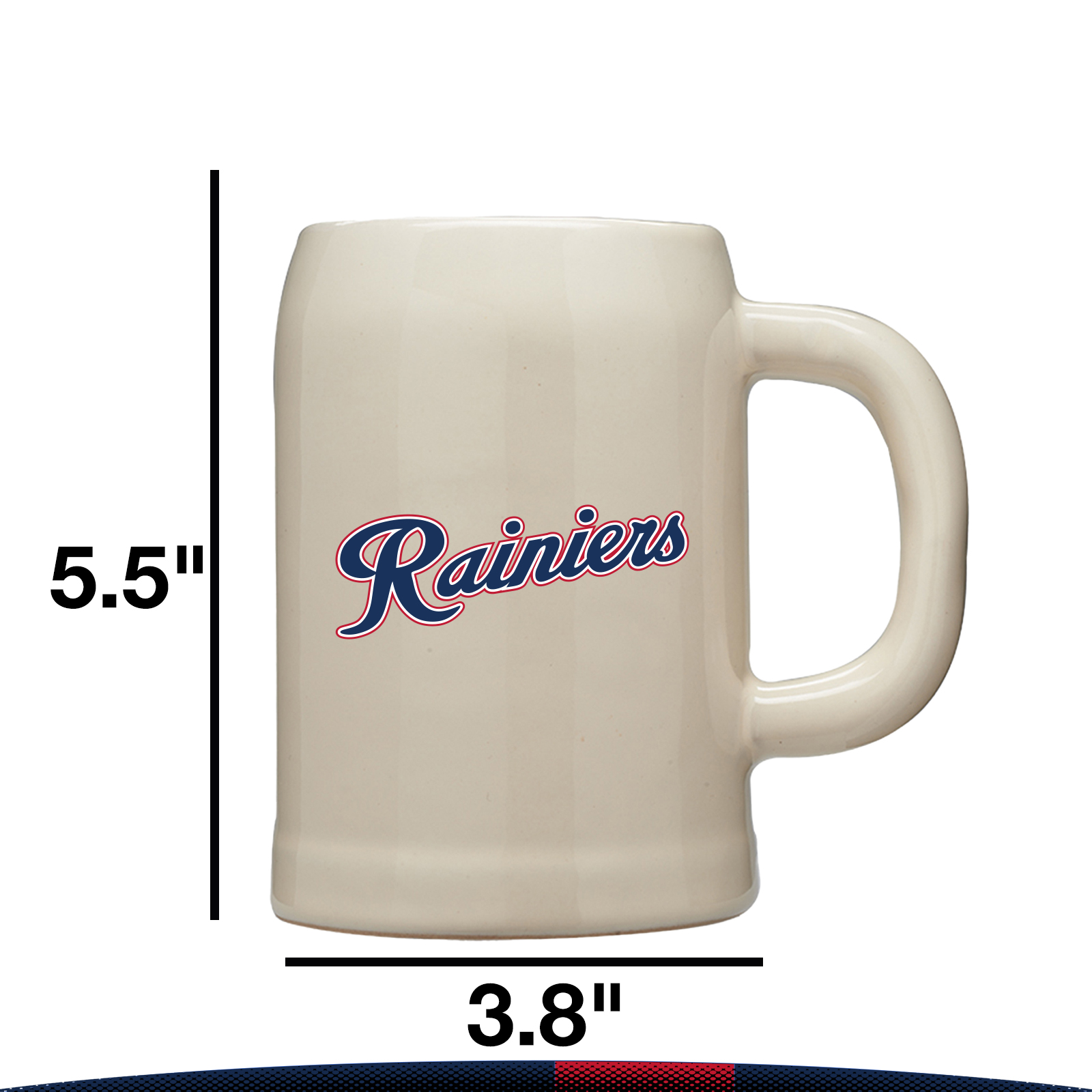 24 oz. Square-handle Ceramic Beer Mugs 2