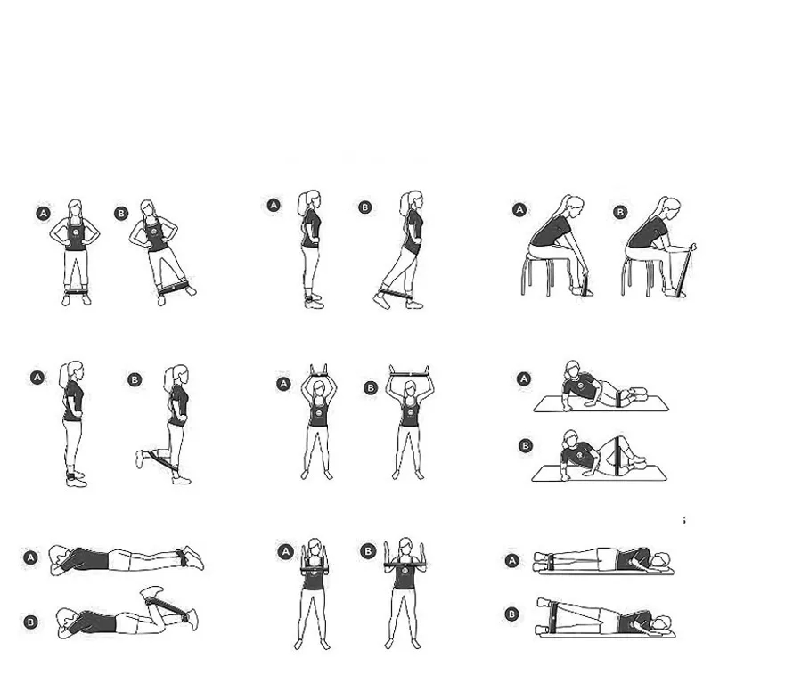 Bulk Custom Logo Loop Resistance Bands for Gyms & Physical Therapy 1