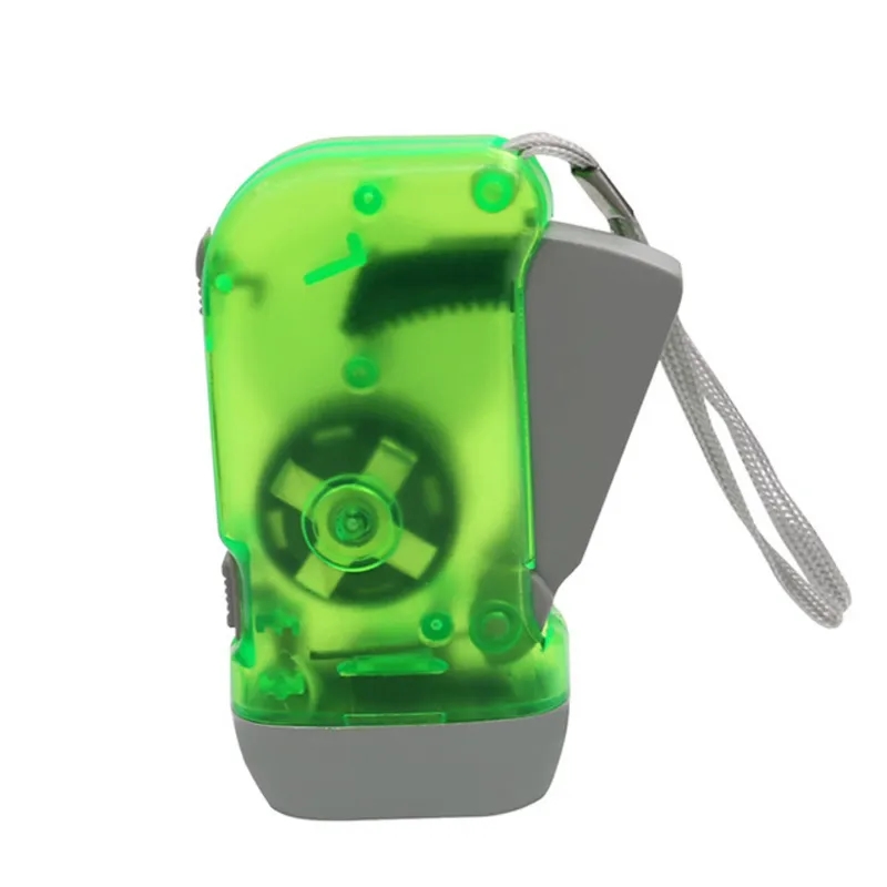 3 Led Hand Press Wind Up Torch 5