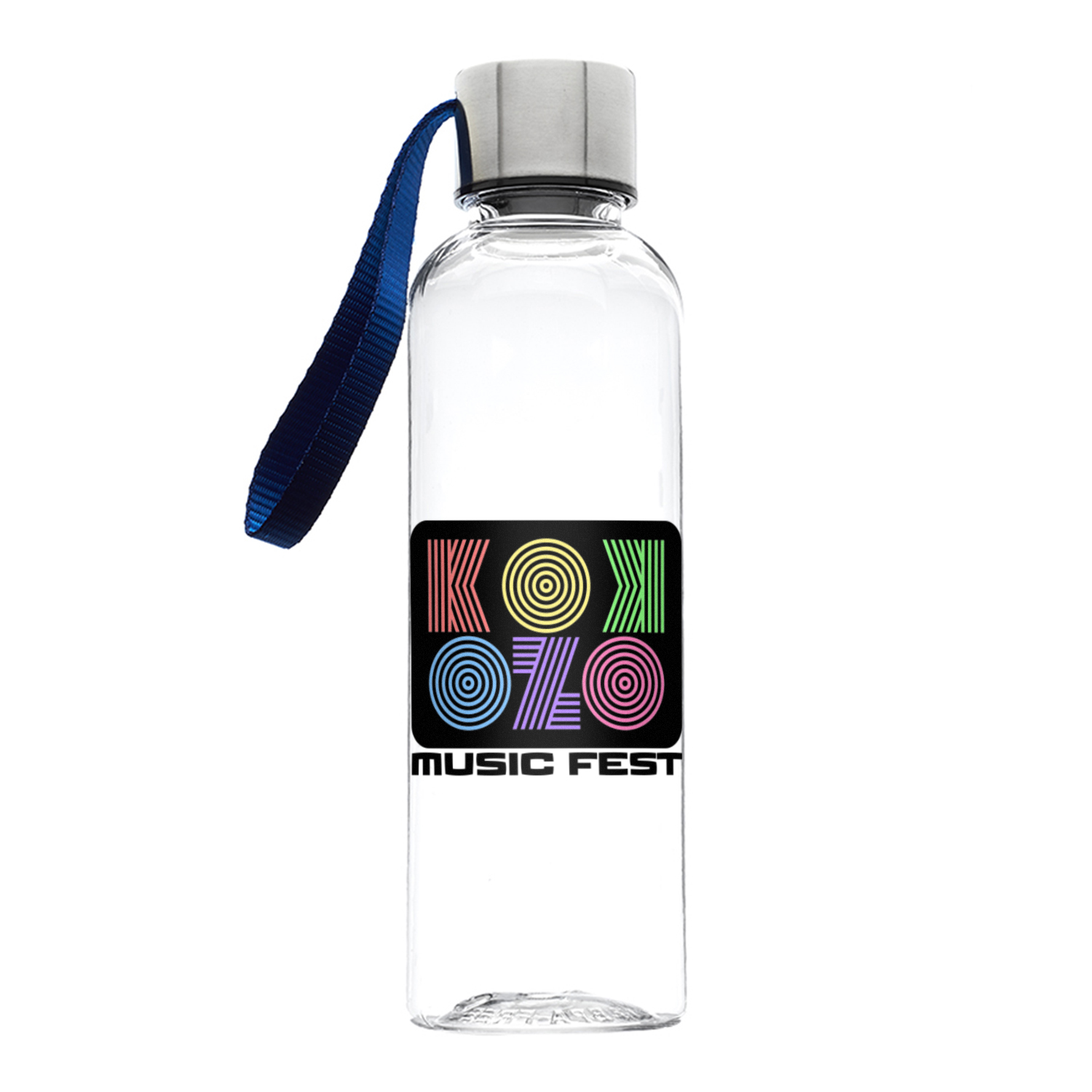 17 oz. Ostia Plastic Water Bottle (Full Color Imprint) 2