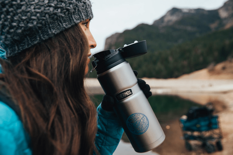 24 oz. Thermos® Stainless King™ Stainless Steel Direct Drink Bottle 14