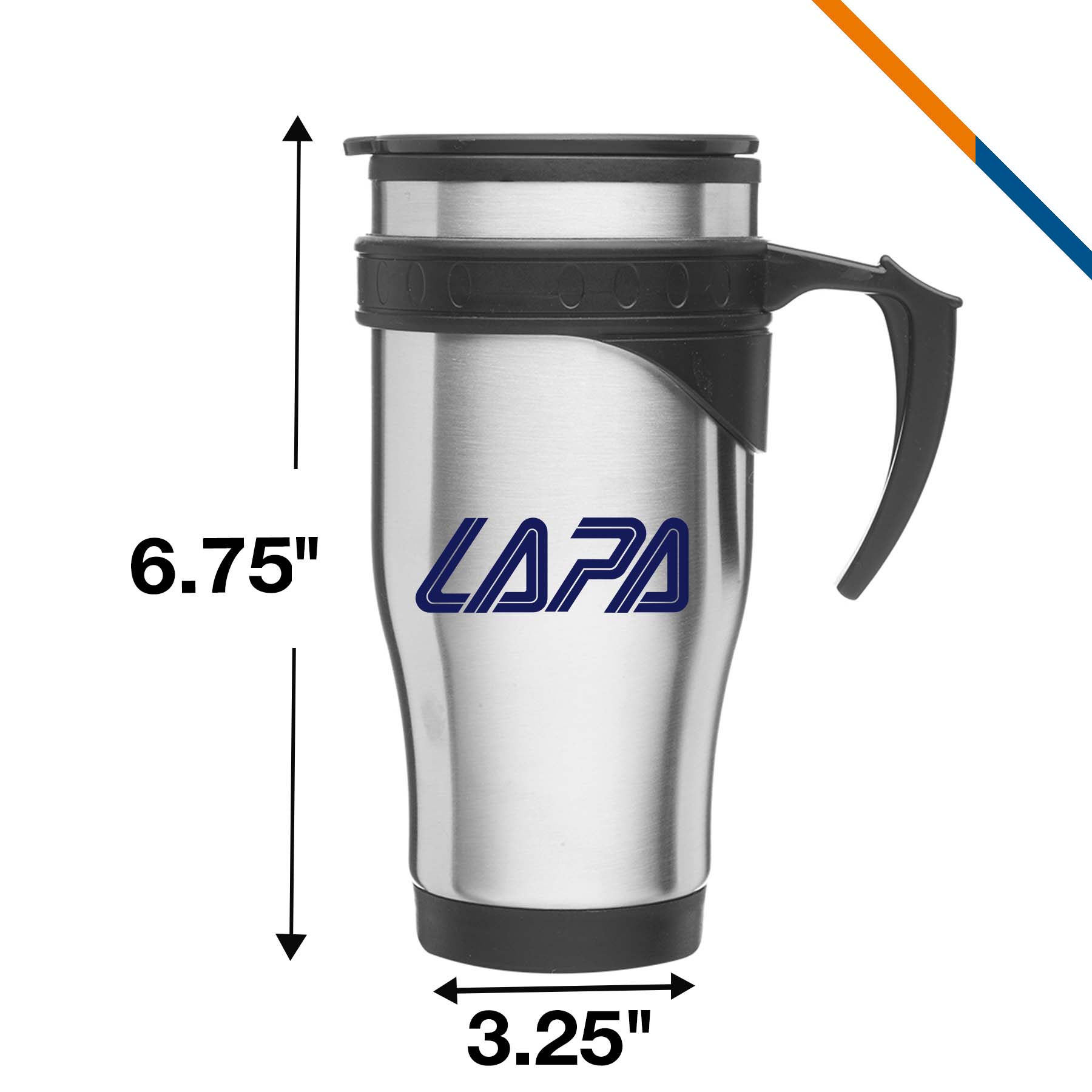 Ami Stainless Steel Travel Mug - 16 OZ. 4