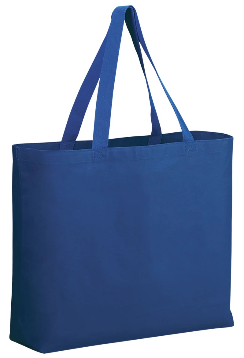 Canvas Jumbo Tote with 5" Bottom Gusset 7