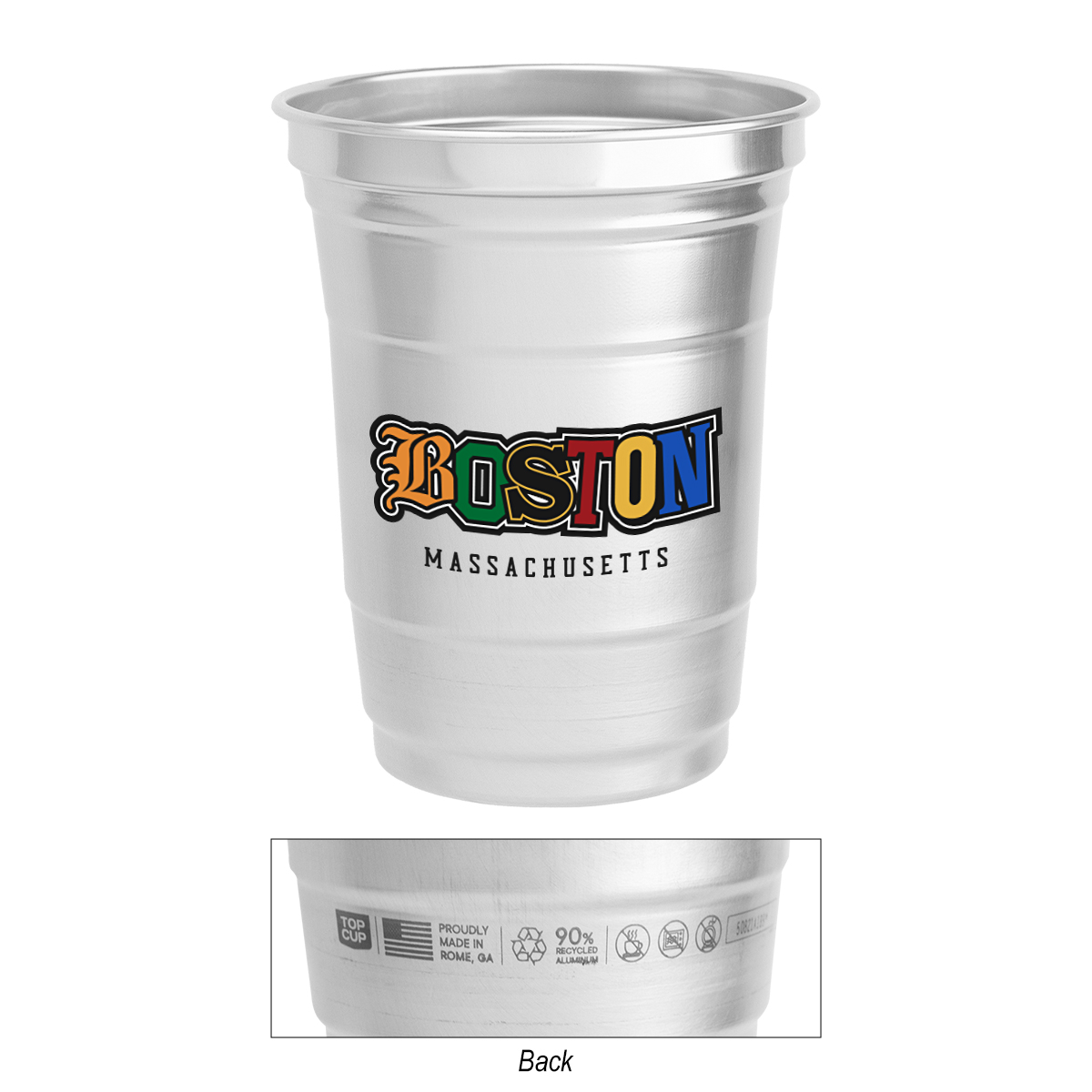 16 Oz. Top Cup Aluminum Cup 3