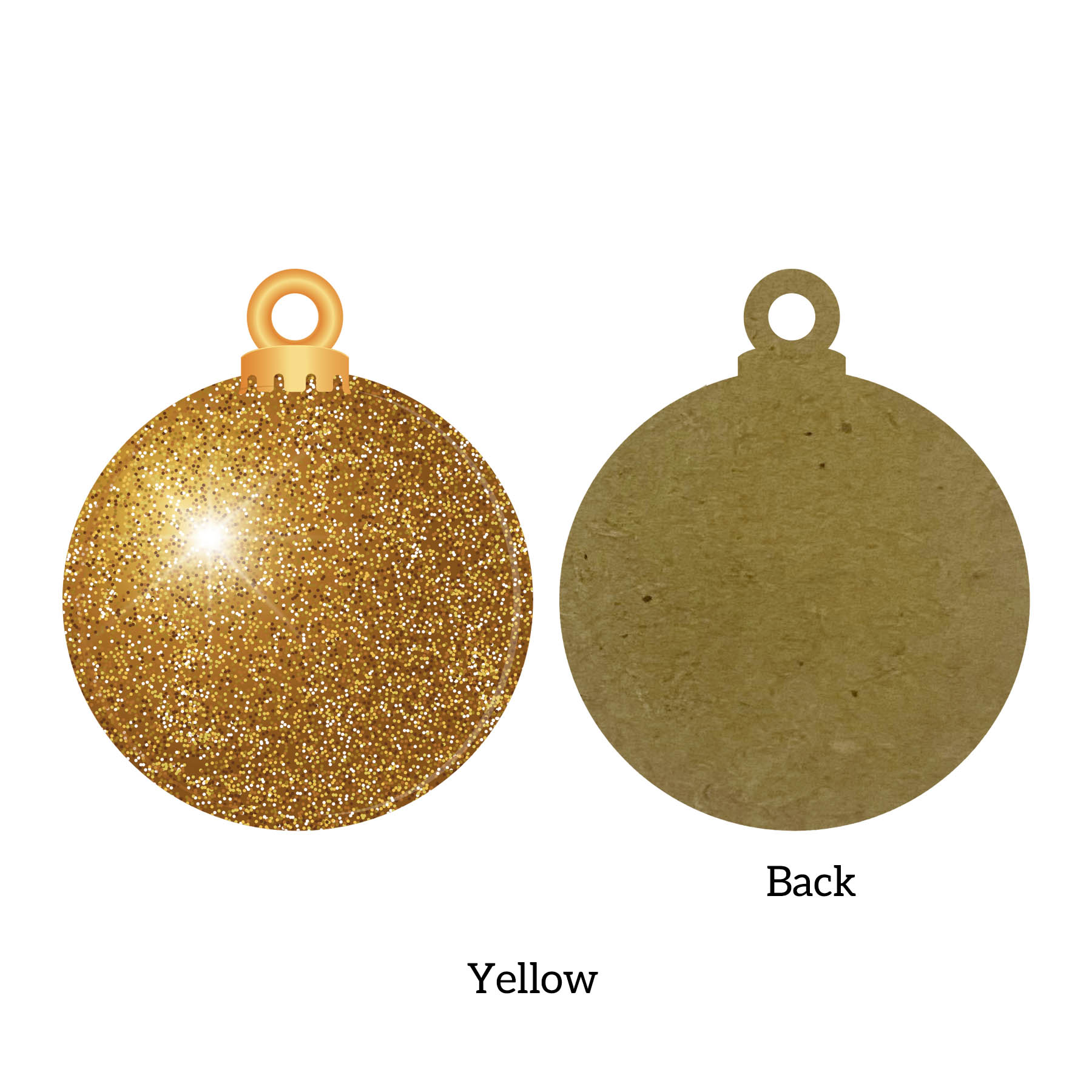 Free Shipping 3.5" Full Color Christmas Ornament - Snowball 2