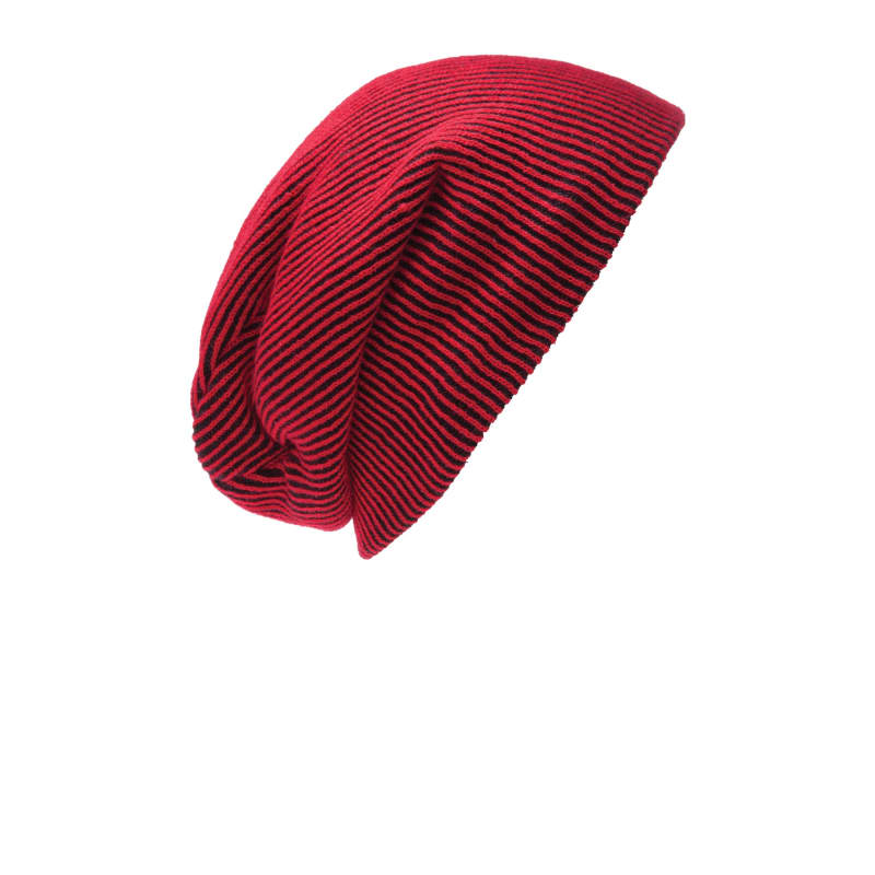 Port Authority Rib Knit Slouch Beanie. 1
