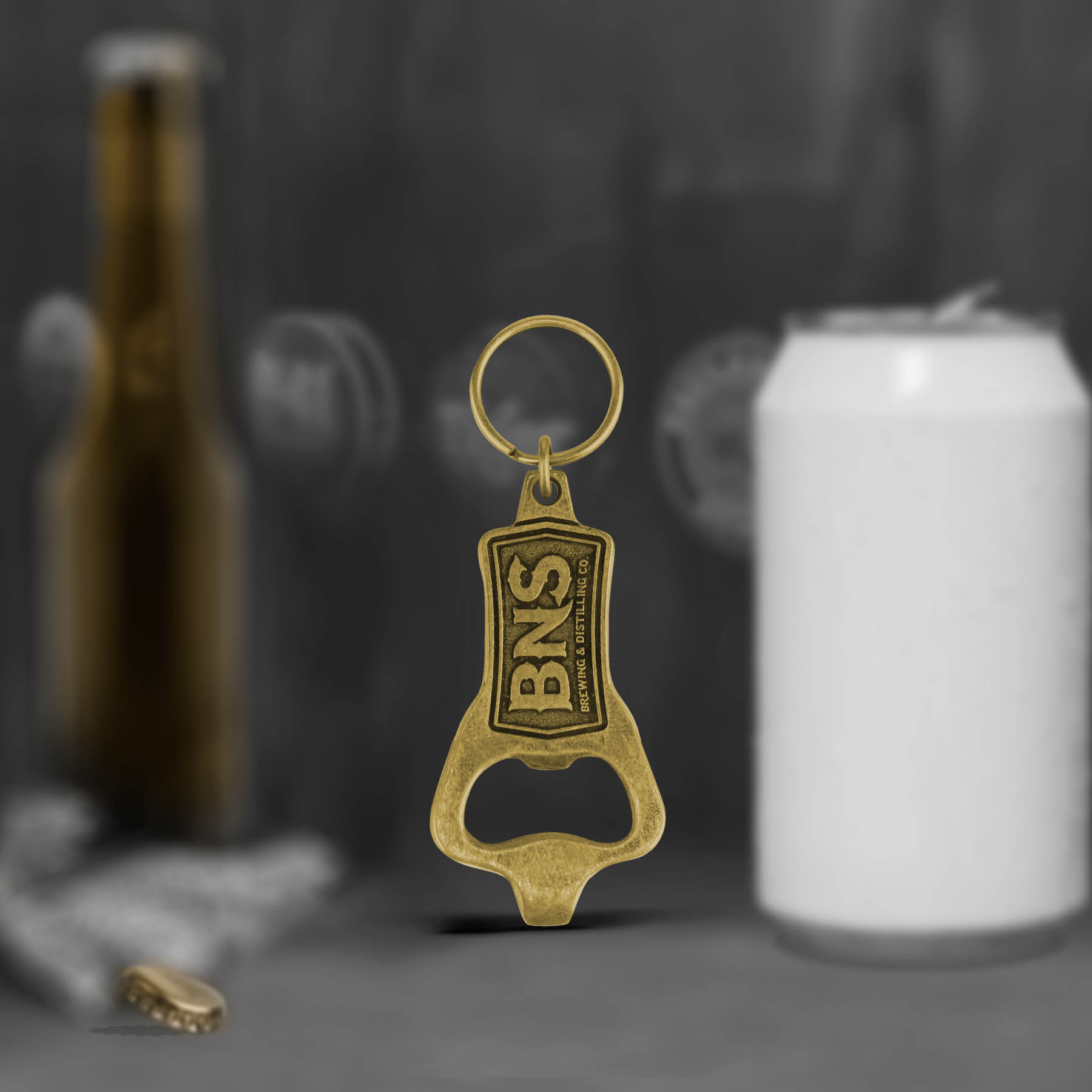 Custom 2 in 1 Can and Bottle Key Chain Opener (Econo) 3