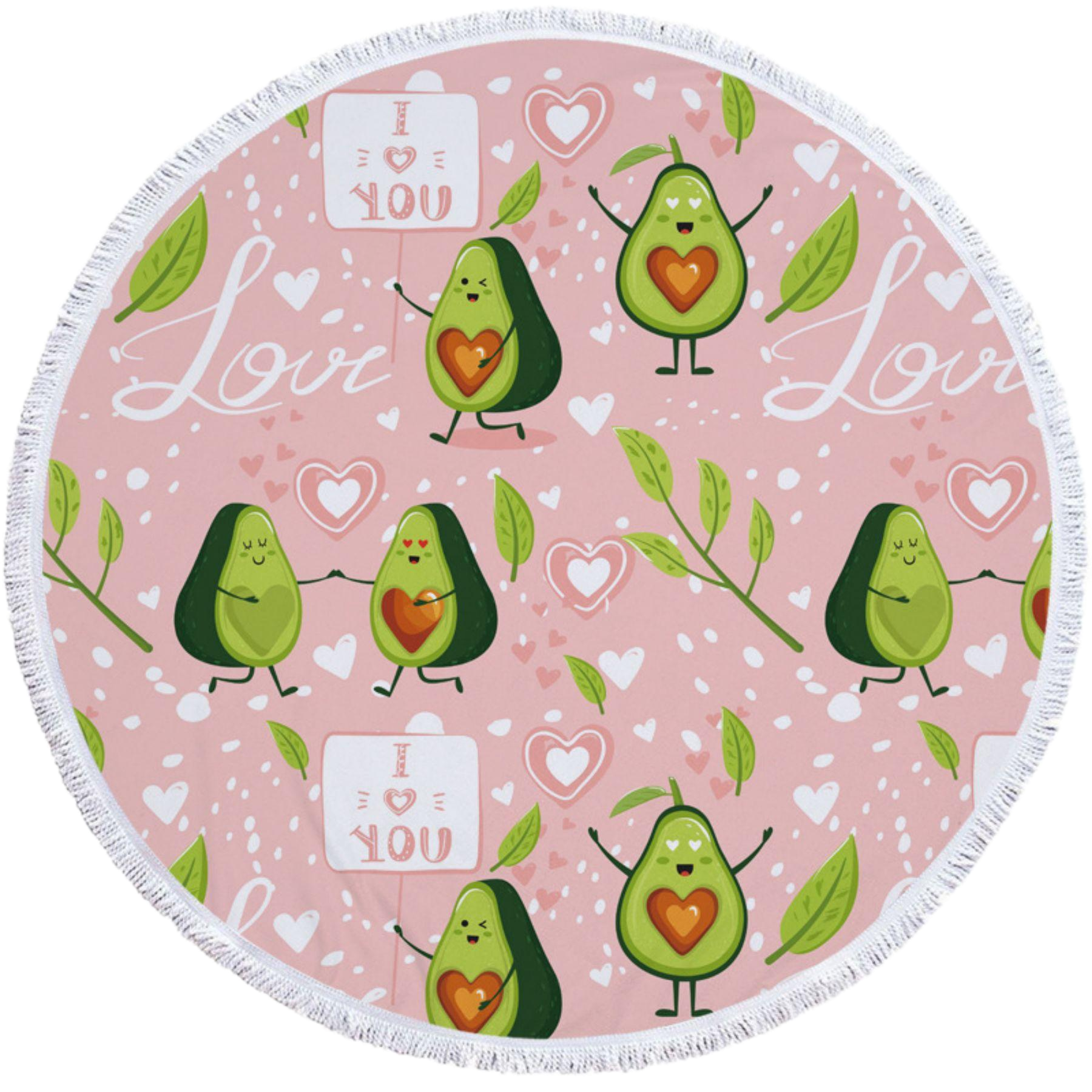 Round Beach Towel 1