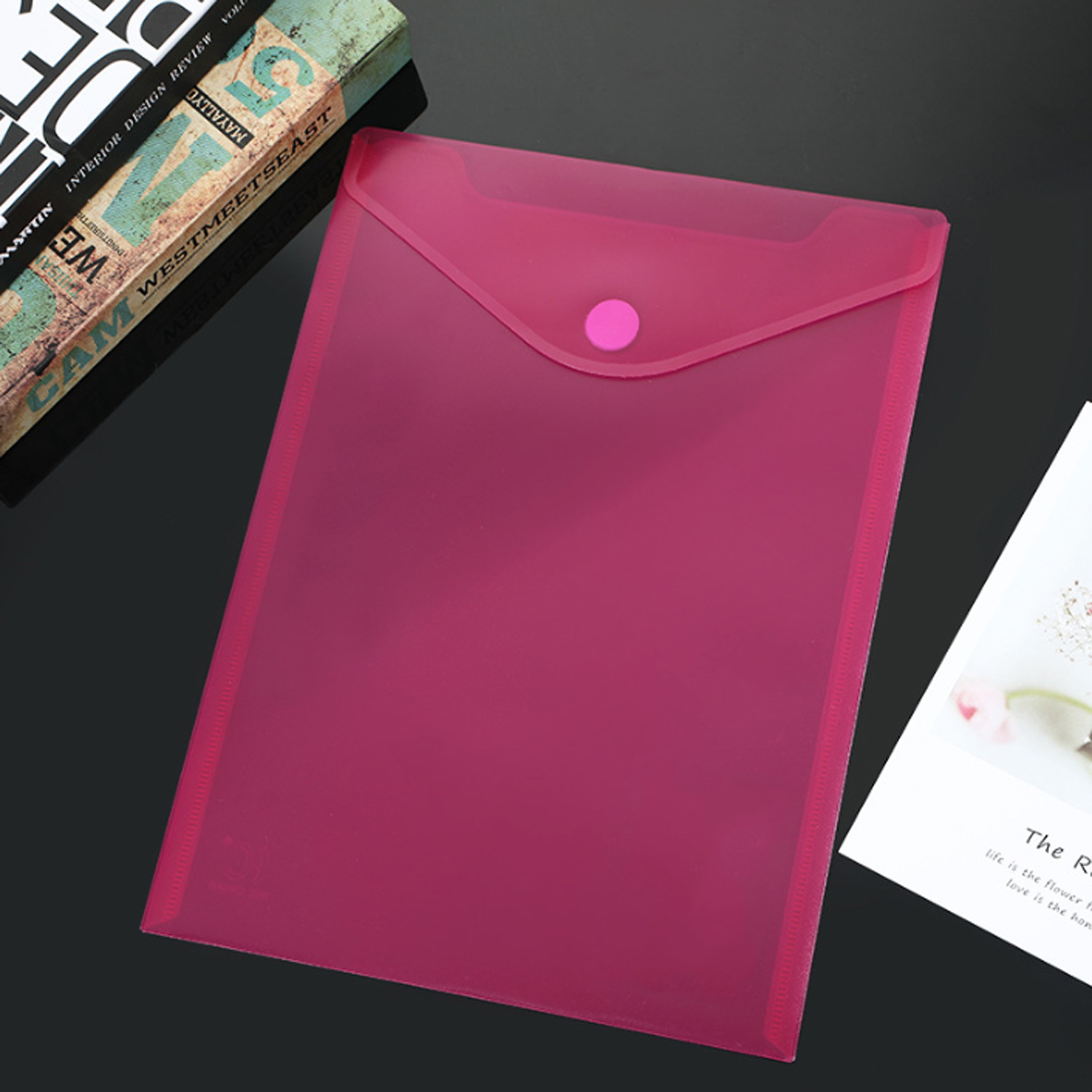 Letter Size Lightweight Plastic File Folder 8