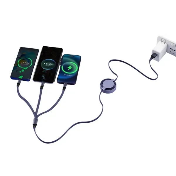 3-In-1 Retractable Multi Charging Cable 13