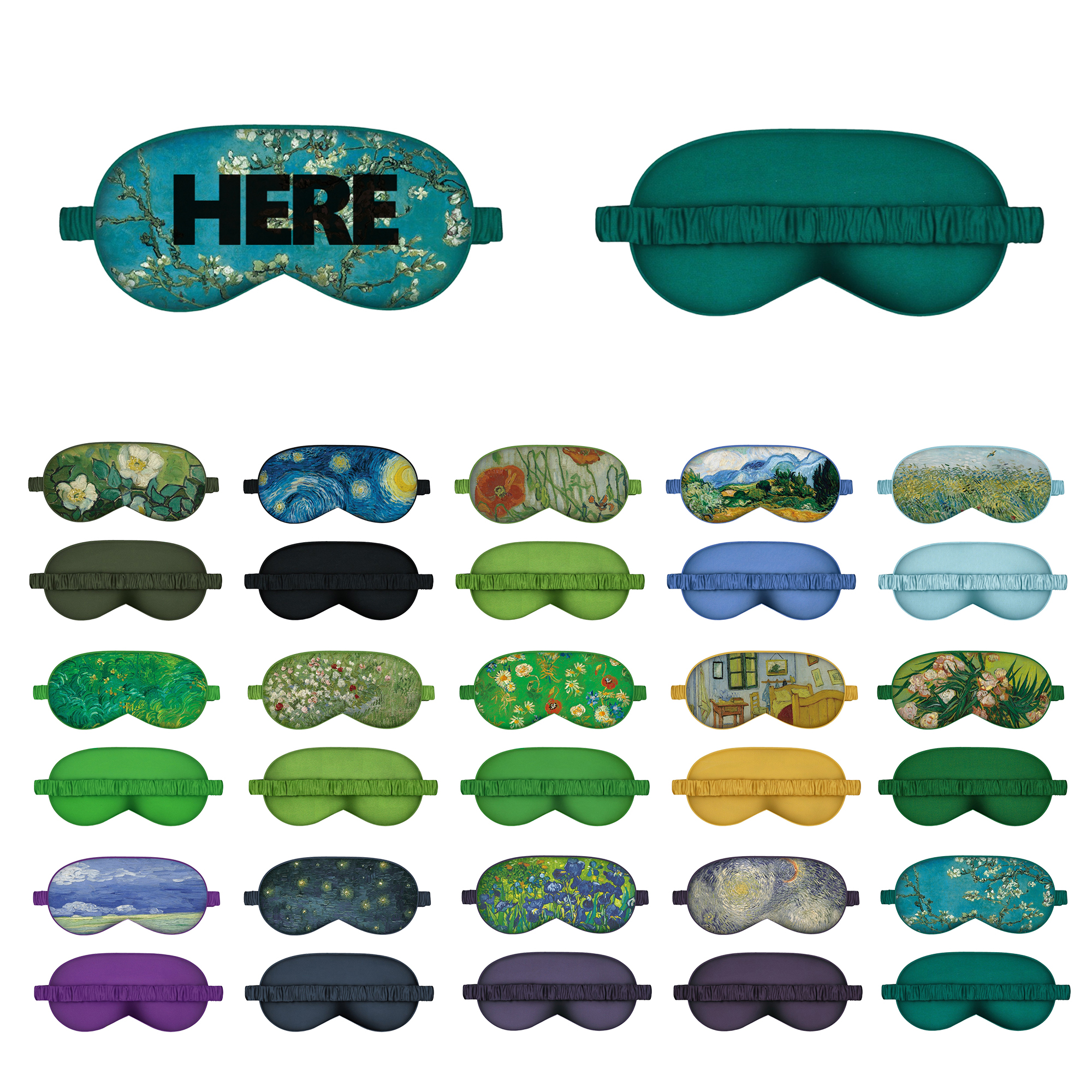 MOQ 50 Cotton Padded Sleep Eye Mask 2