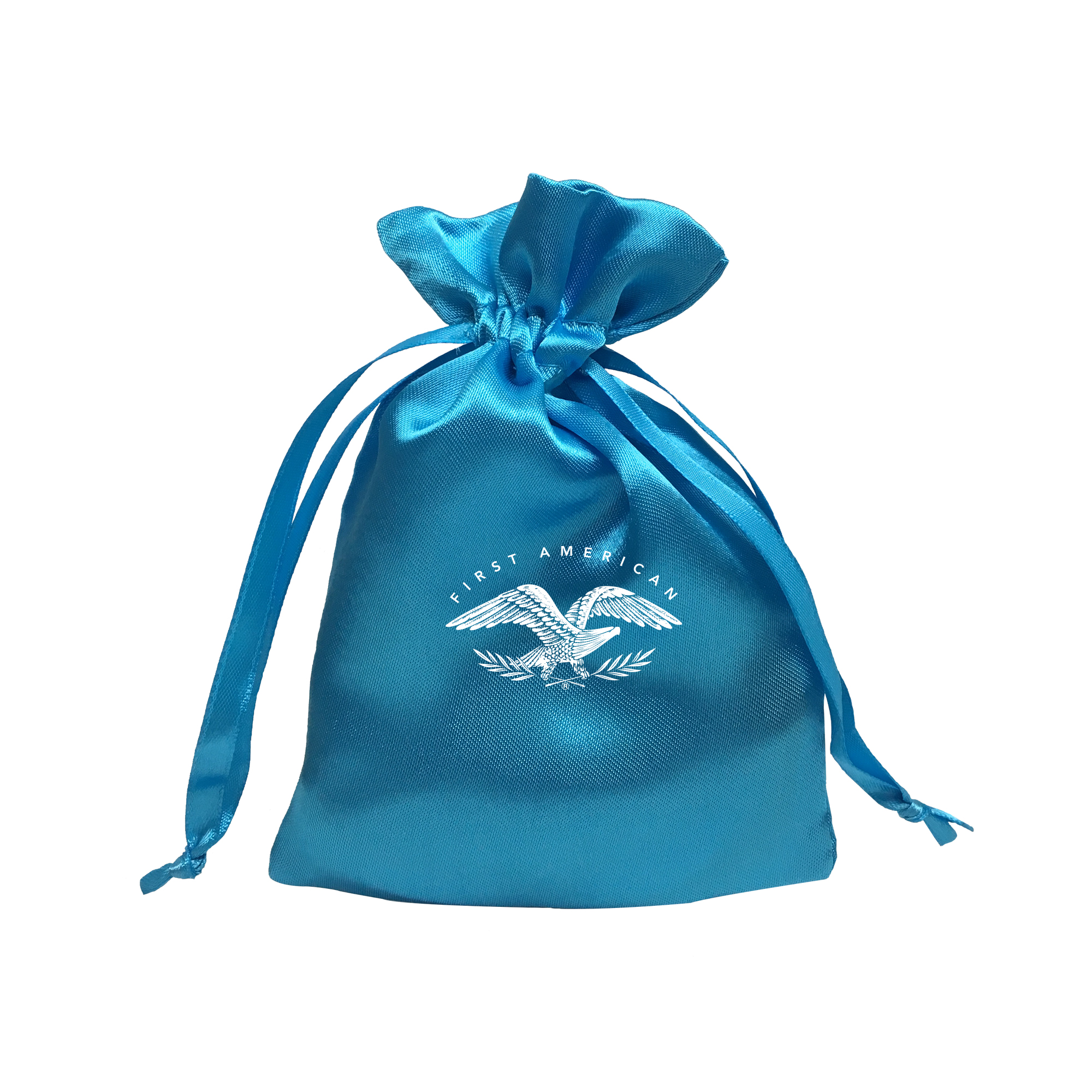 Medium Trendy Satin Drawstring Pouch 9
