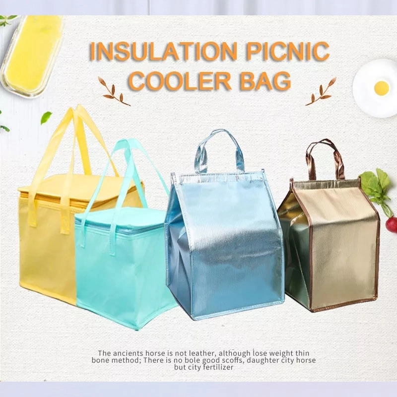 Non-Woven Aluminum Foil Handheld Insulated Bag 3