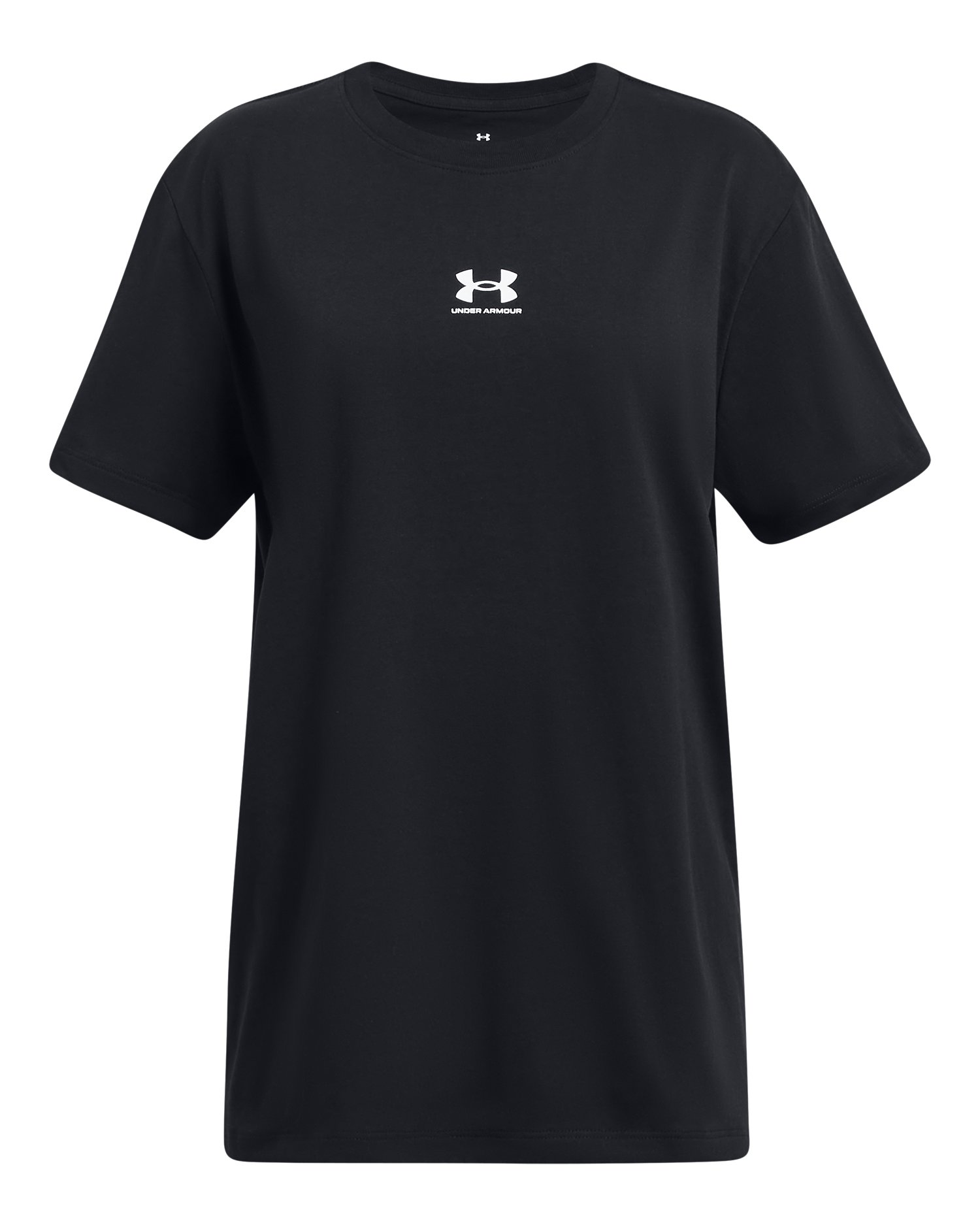 UA Campus Oversize Lockup Girls' Short Sleeve 2