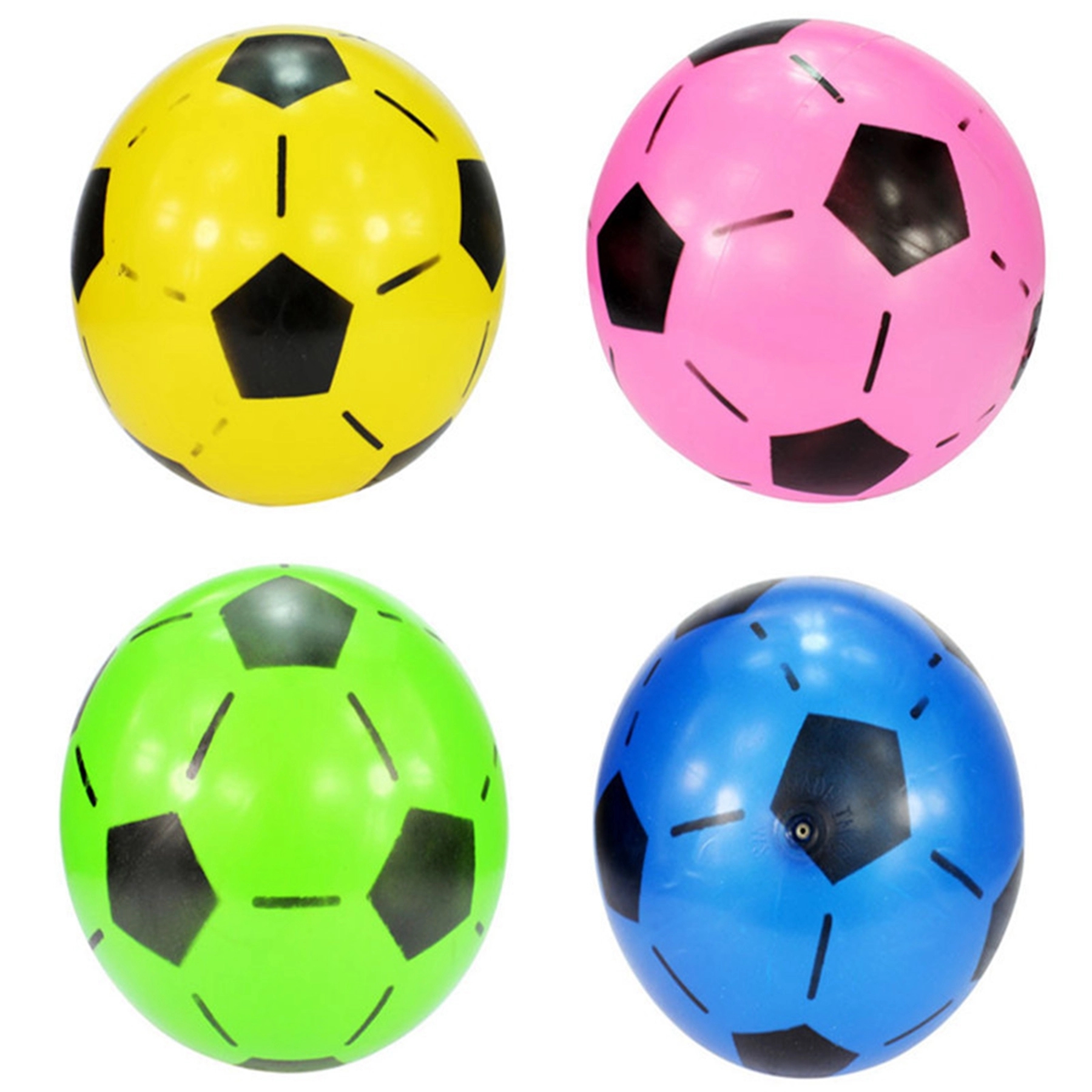 9" PVC Inflatable Football Beach Ball 12