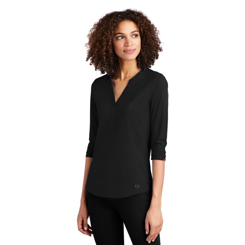 OGIO Women's Jewel Henley 26
