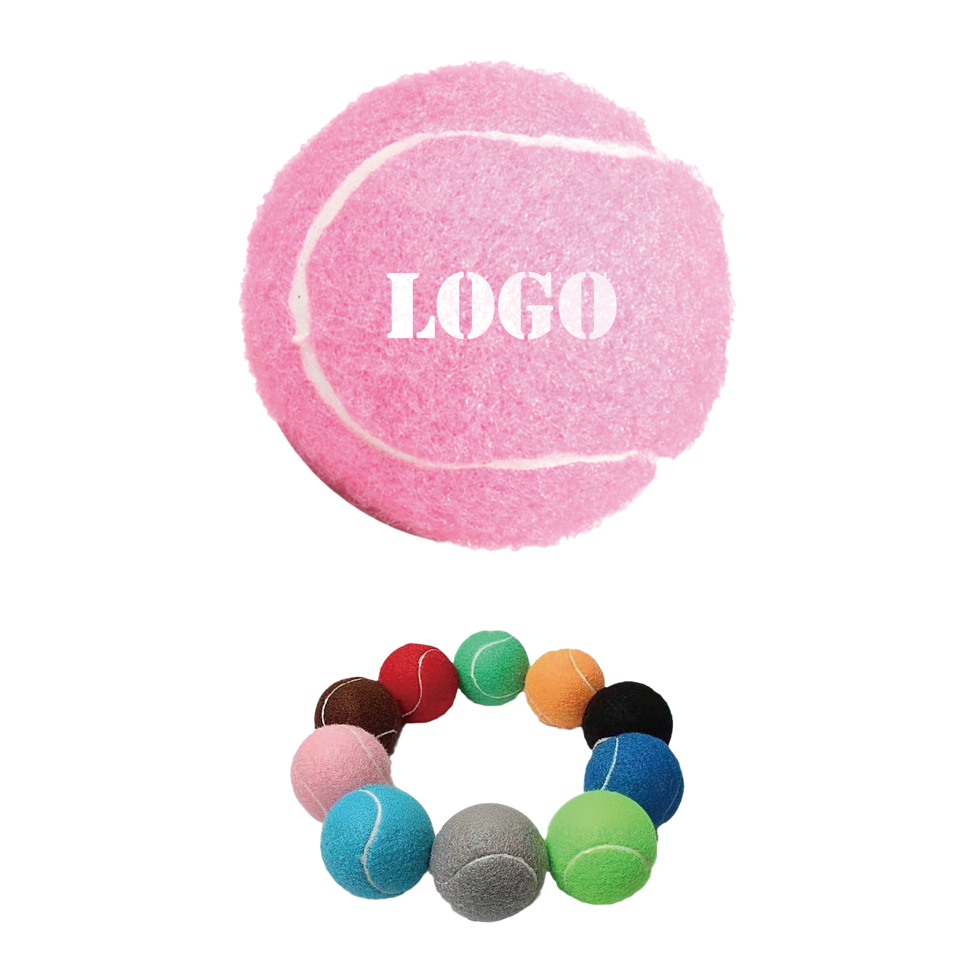 Vibrant Tennis Ball Pet Toys 2