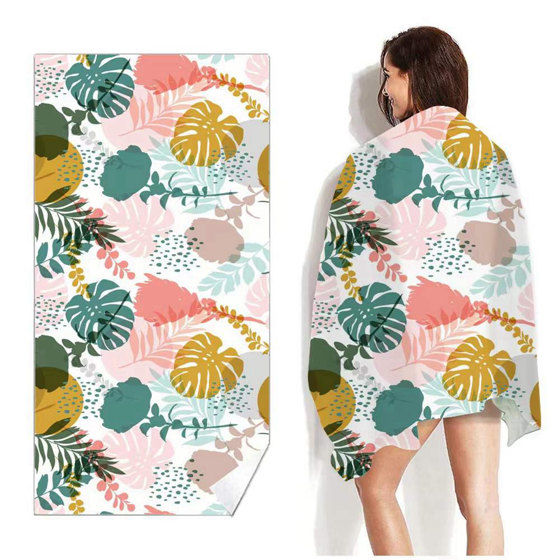 Sand Protection Microfiber Beach Towel For Adults 3
