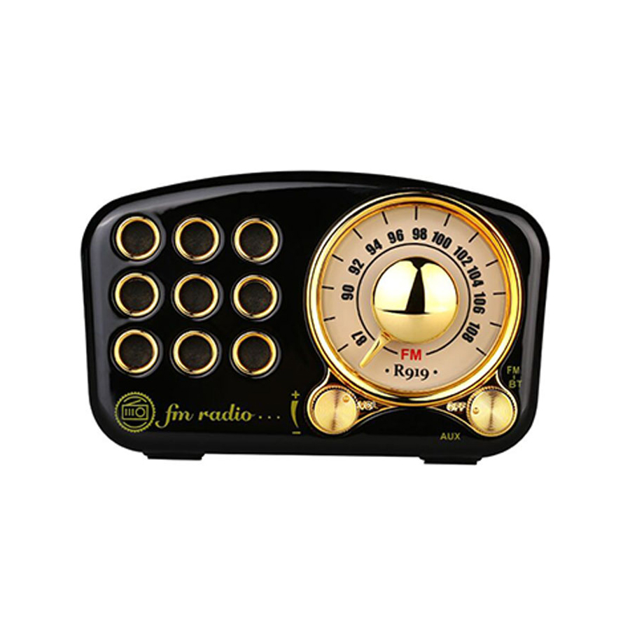 SonicWave Vintage Retro Bluetooth Speaker – Portable, Wireless & Rechargeable Music Player 8