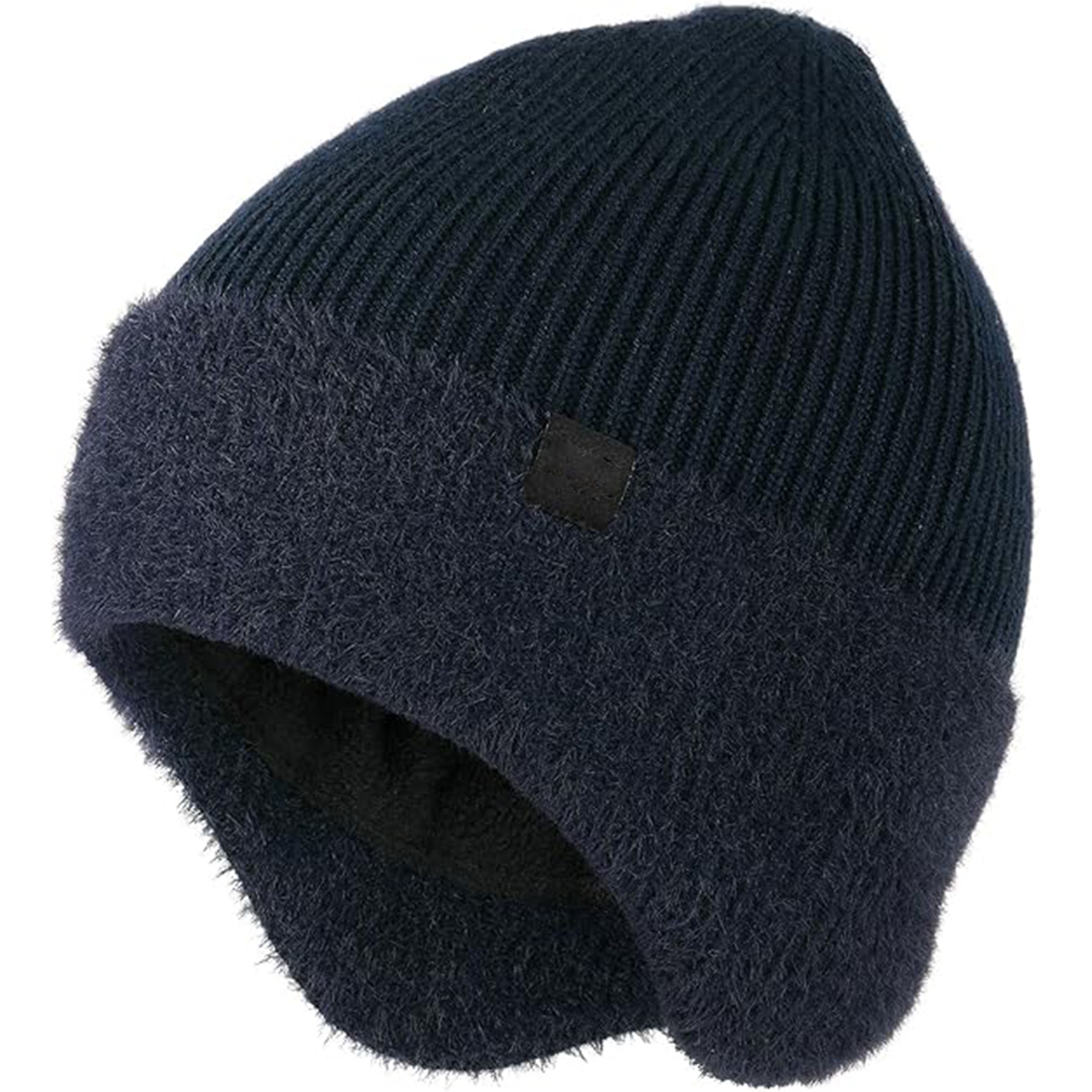 Winter Fleece Line Earflap Beanie 4