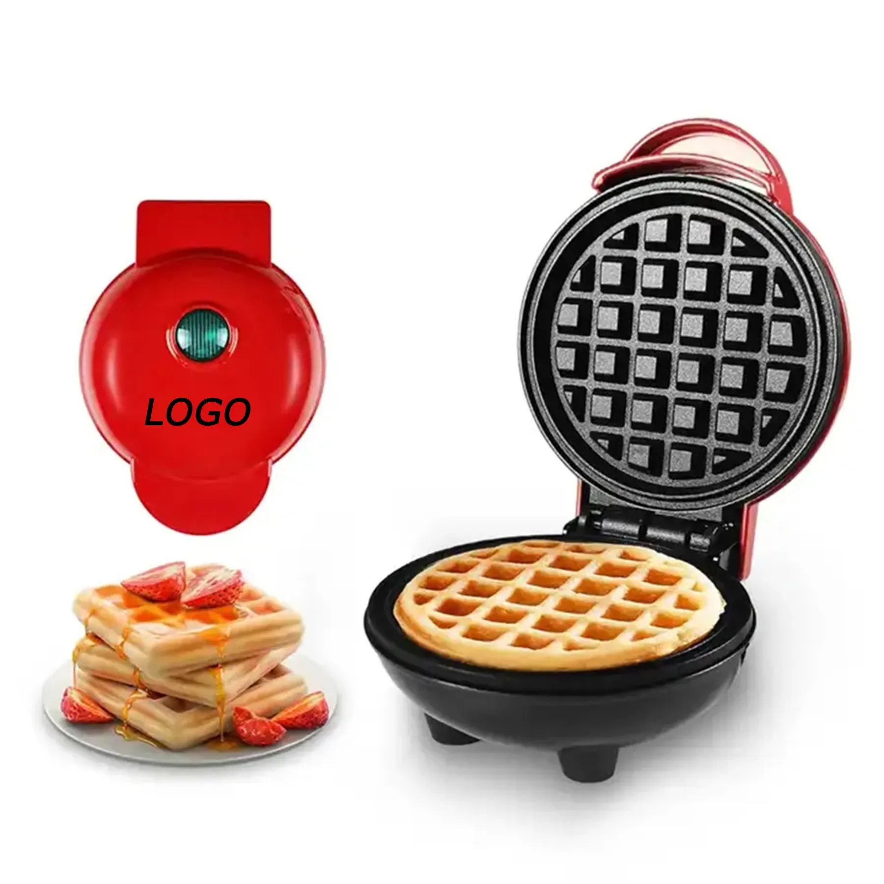 Waffle Cake Pancake Making Machine Cooking Appliance 6
