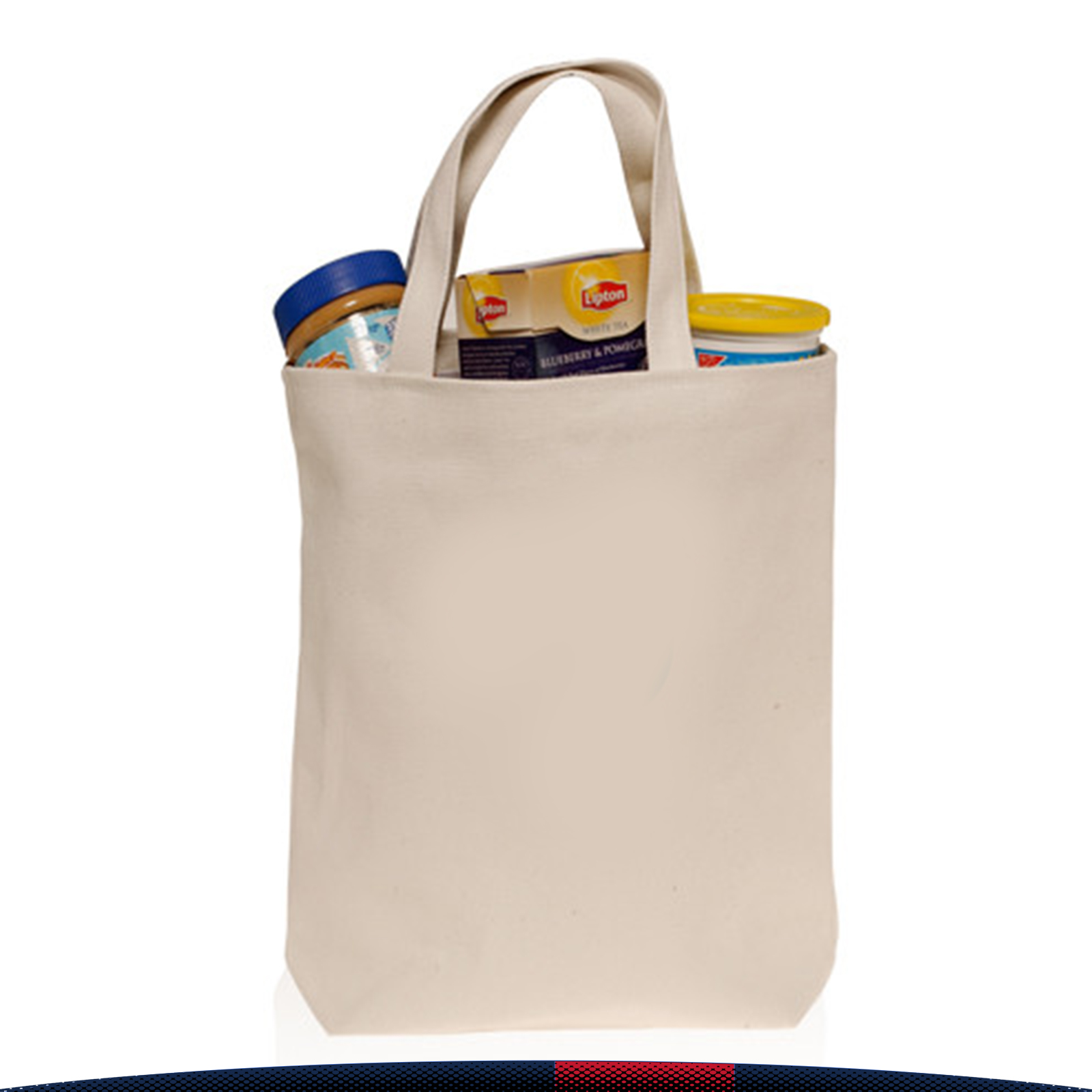 Lecar Canvas Tote Bag, custom tote bag with logo imprint 3