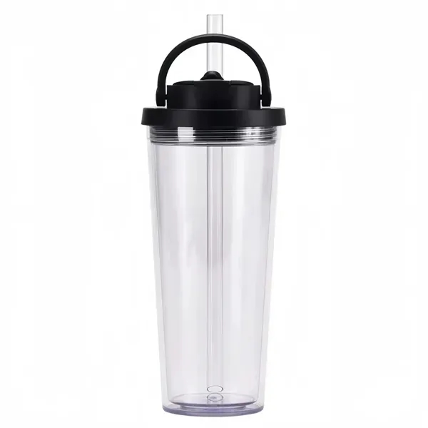 24oz Boba Tumbler - Insulated Cup with Lid & Straw 1