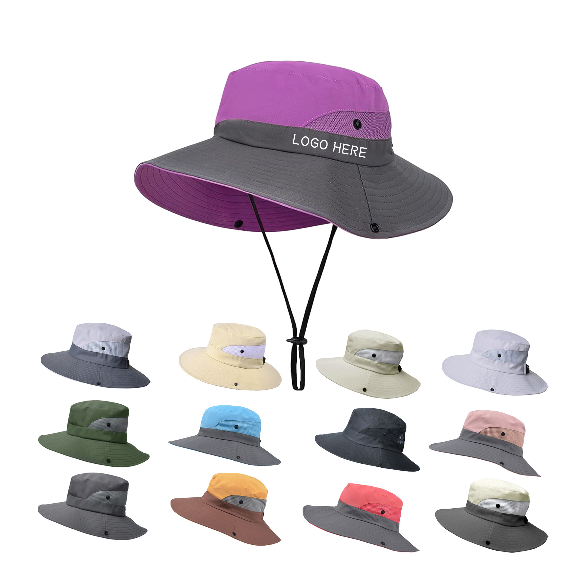 Women's Outdoor UV Protection Foldable Sun Hats 3