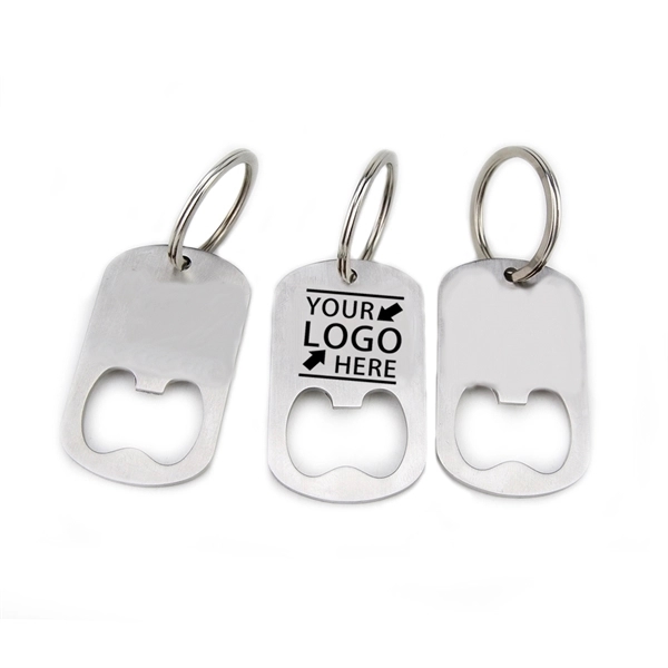 Dog tag Bottle Opener Key Chains 8