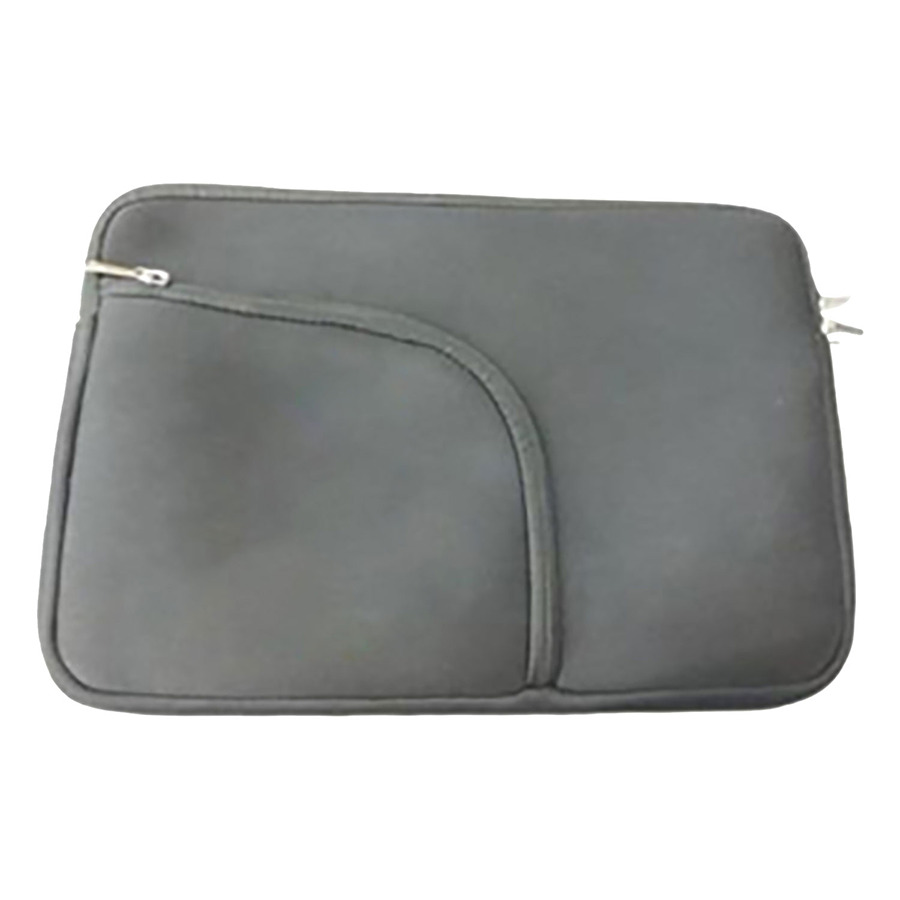 Laptop Sleeve with Zipper and Small Zipped Pocket - Neoprene