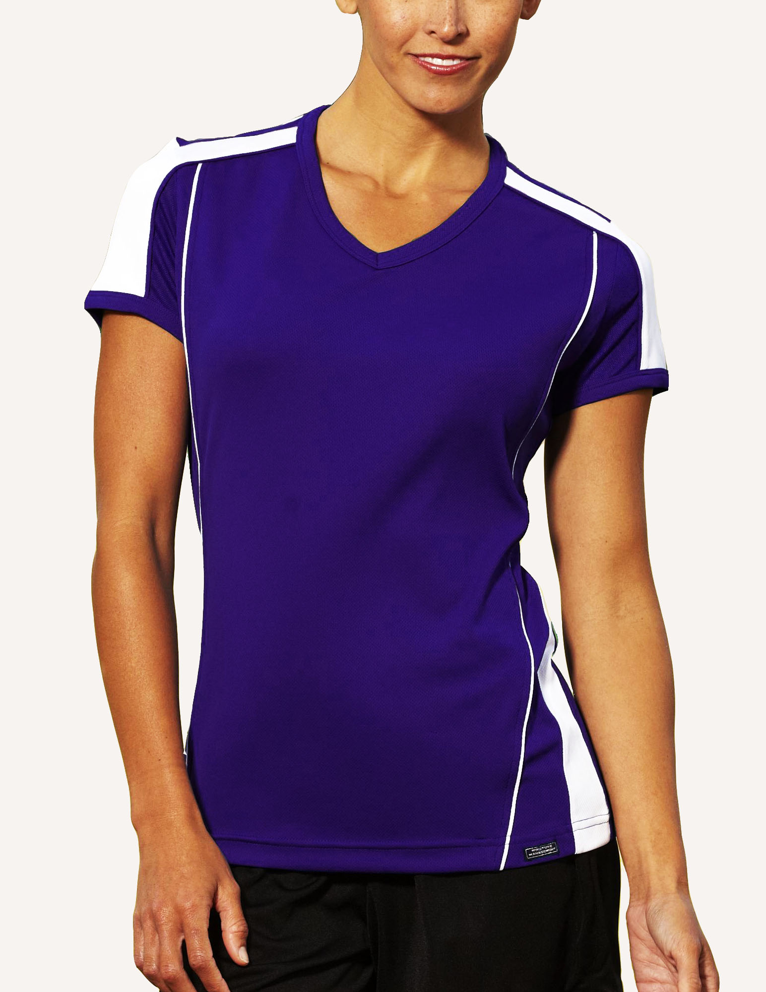 Ladies' Velocity Birds Eye Tee Shirt 2