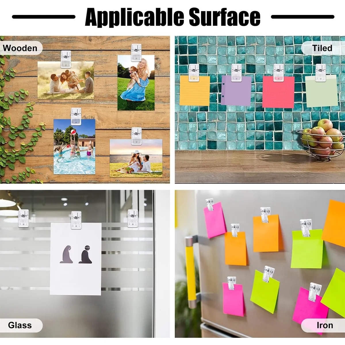 Acrylic Self Adhesive Clips 3