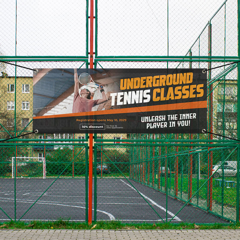 Custom 3' X 8' Mesh Banners 7
