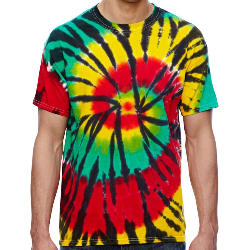 Tie-Dye 5.4 Oz., 100% Cotton Tie-Dyed T-Shirt 4
