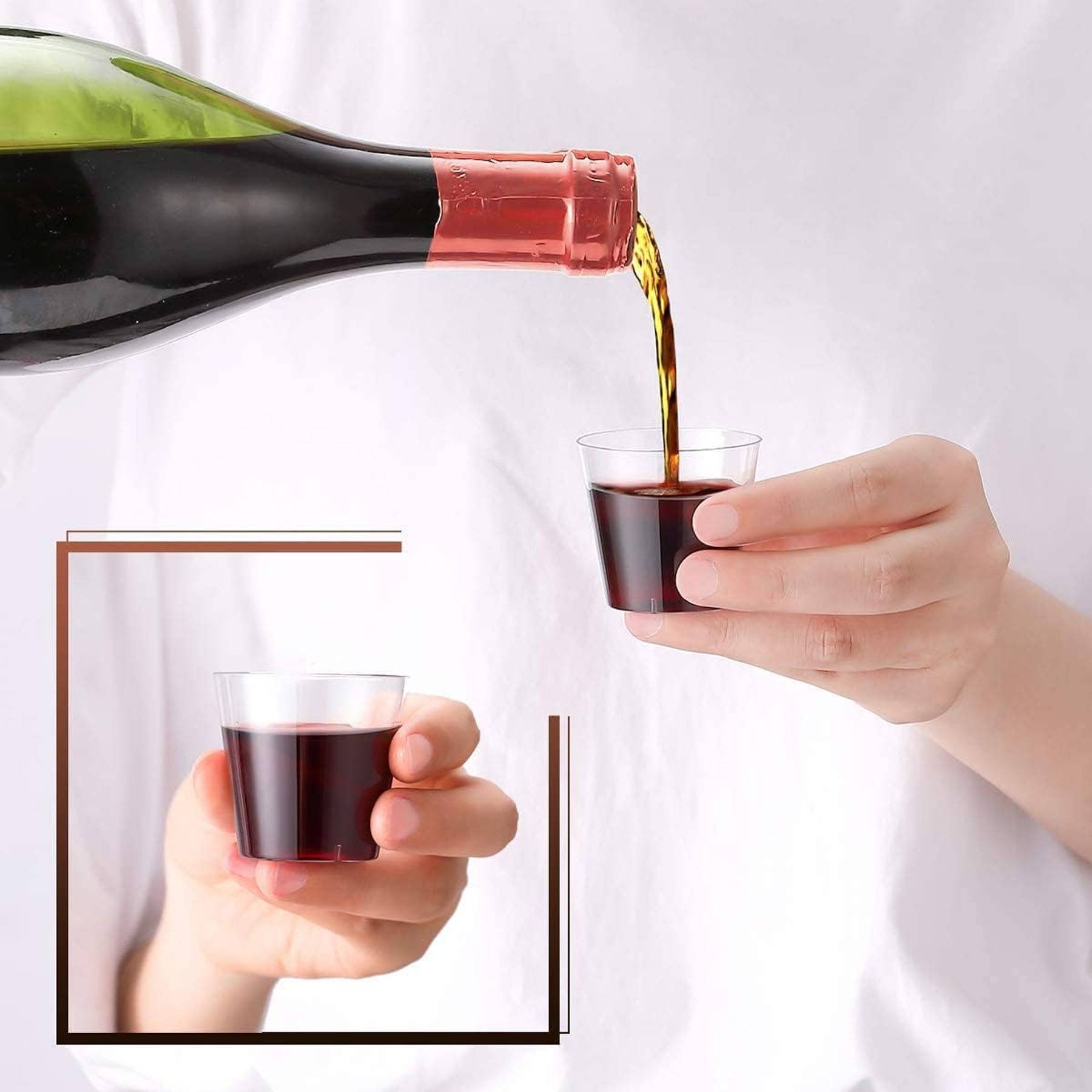 2 Oz. Disposable Clear Plastic Cups 4
