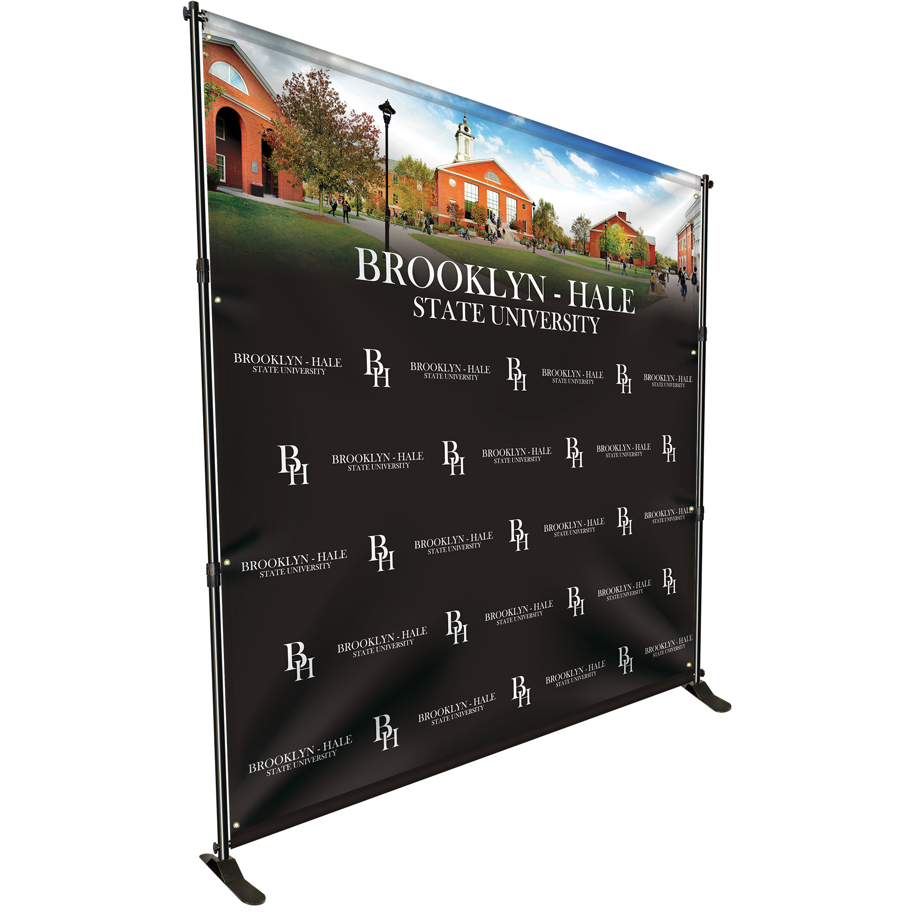 Premium 8' x 8' Backdrop Banner Kit 5