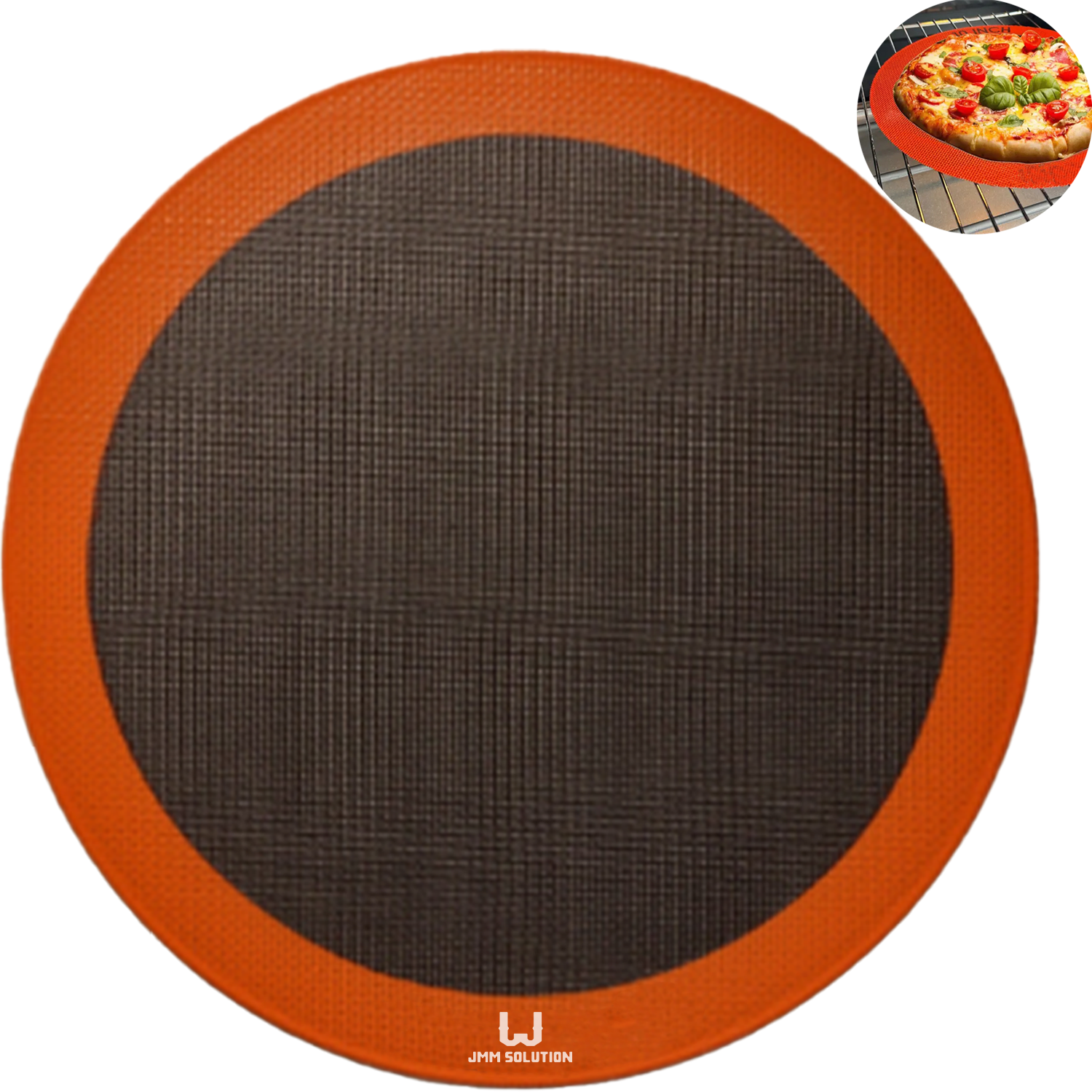 8 Inch Non-Stick Round Silicone Baking Mat 4