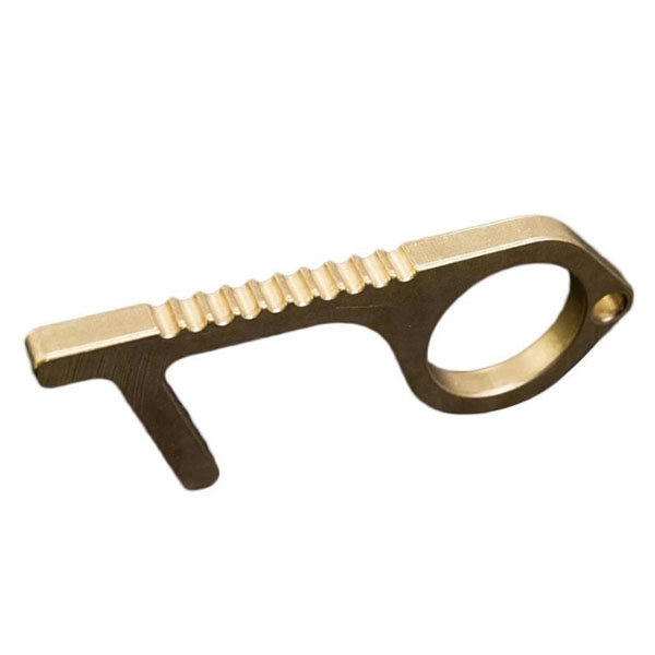 Portable Hygiene Hand Antimicrobial Brass EDC Door Opener 3