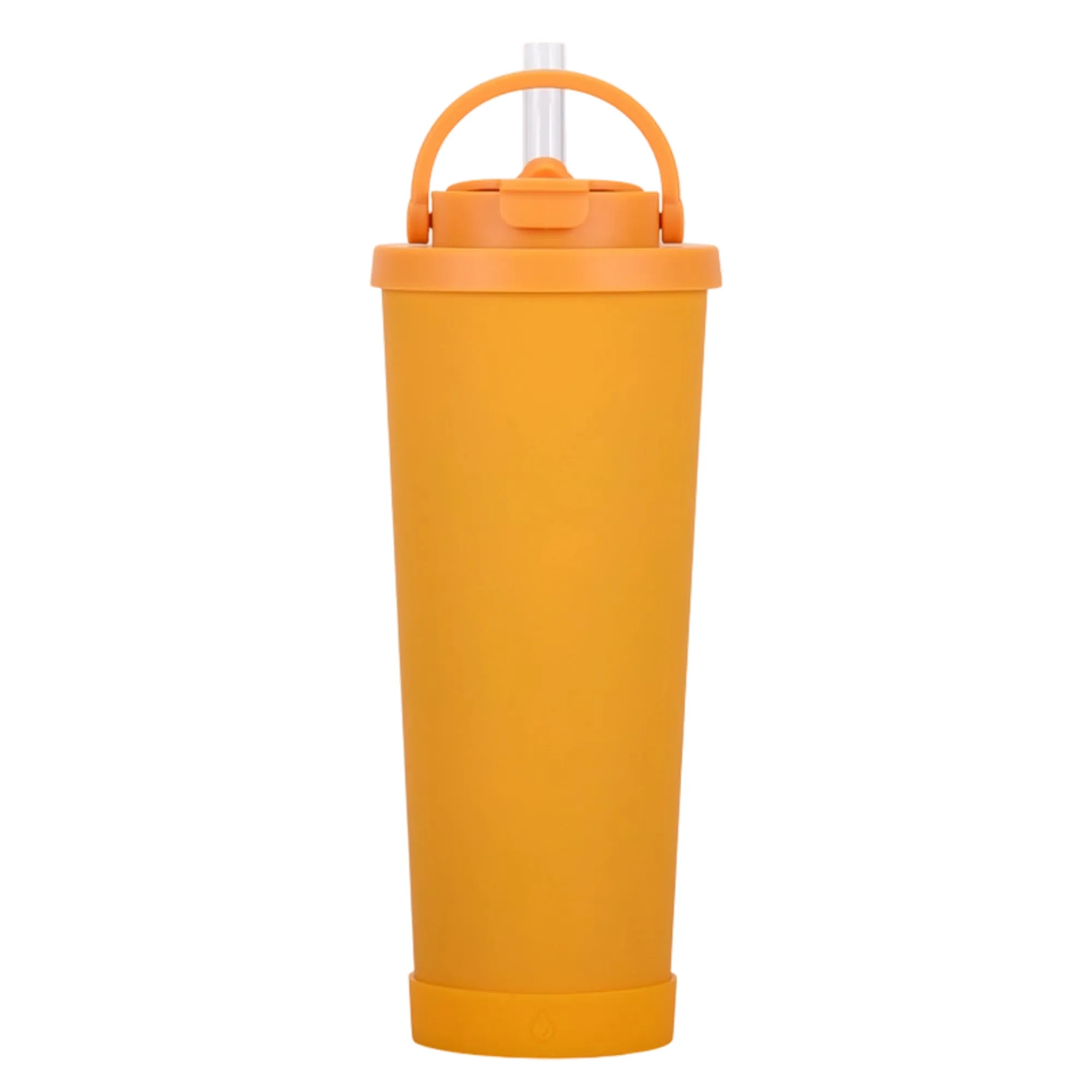 MOQ 50 28oz Dual-Drinking Stainless Steel Milk Tea Cup 30