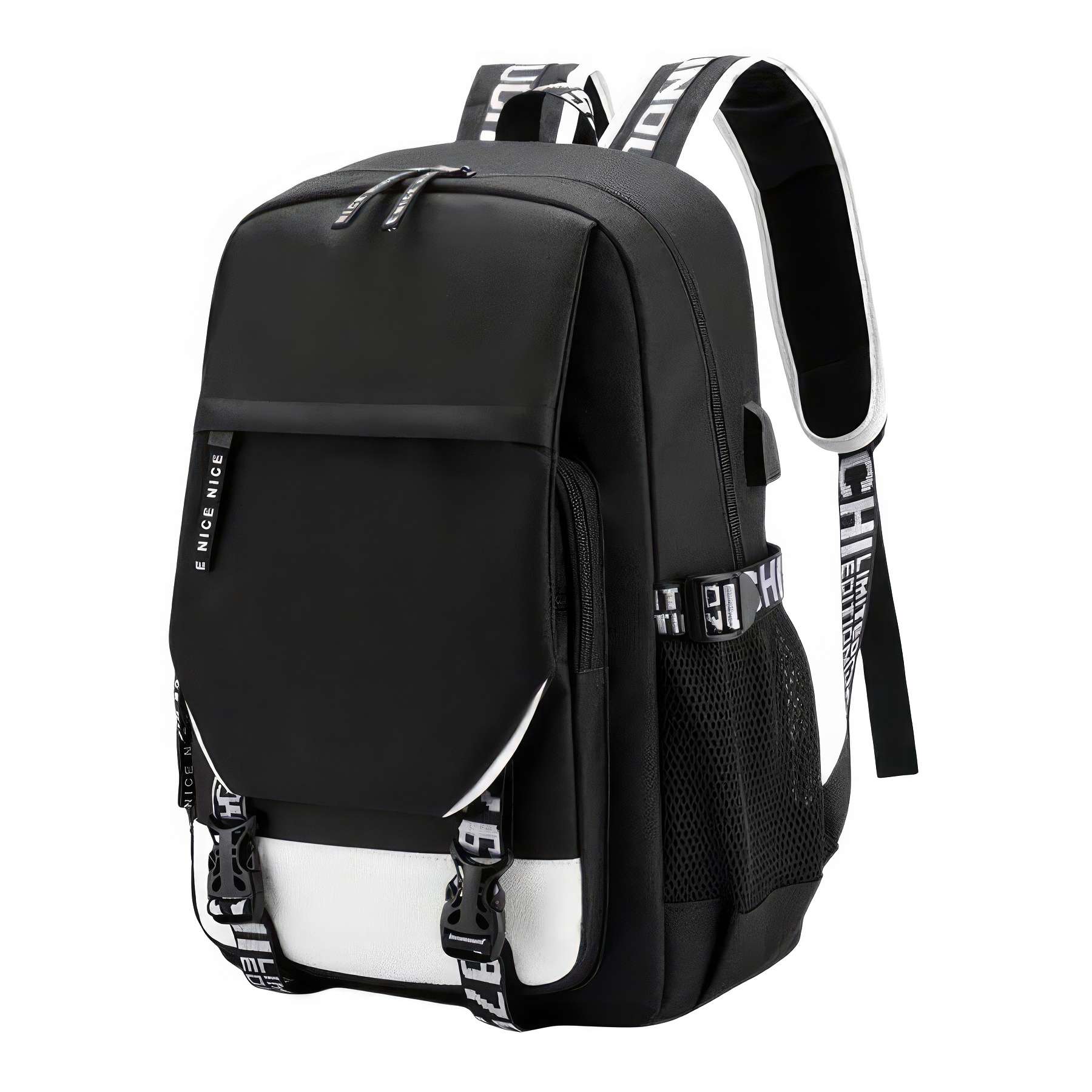 Custom Outdoor Laptops Backpacks with USB Charging Port 3