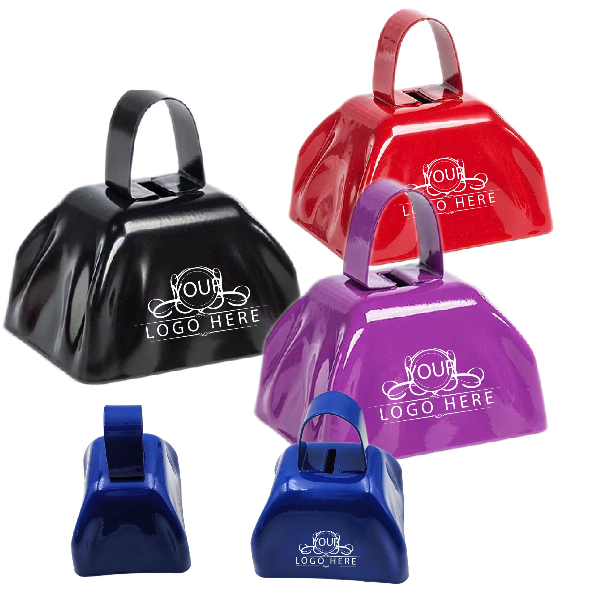Classic Handheld Small Cowbell Noisemaker 2