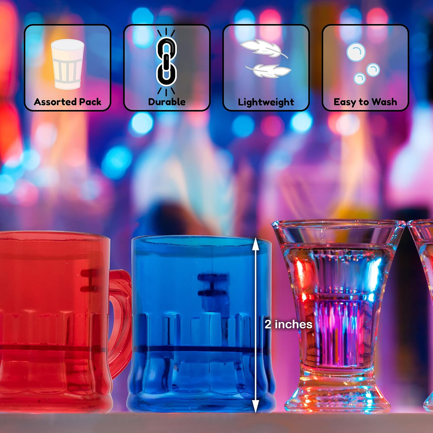 1oz Mug Shaped Mini Shot Glass 2