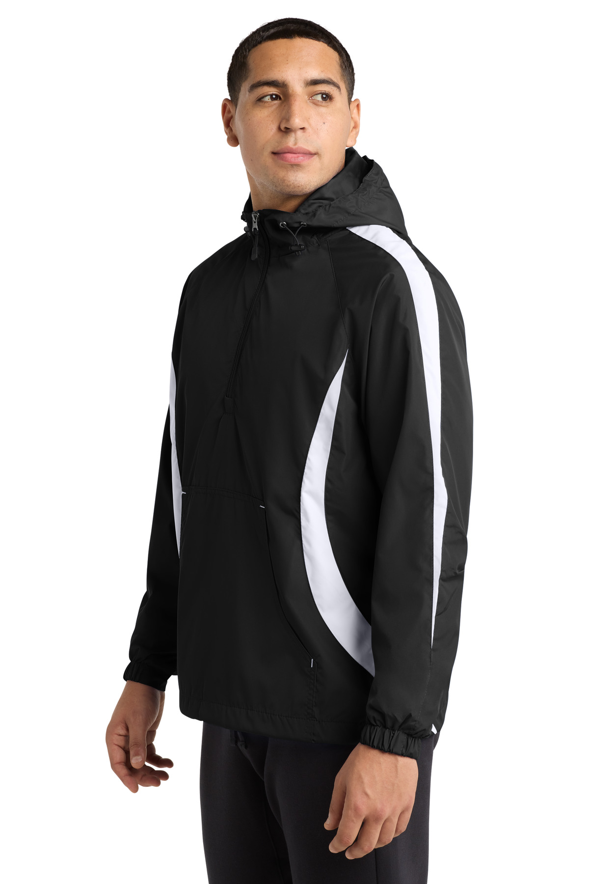Sport-Tek Colorblock Raglan Anorak. JST63 9