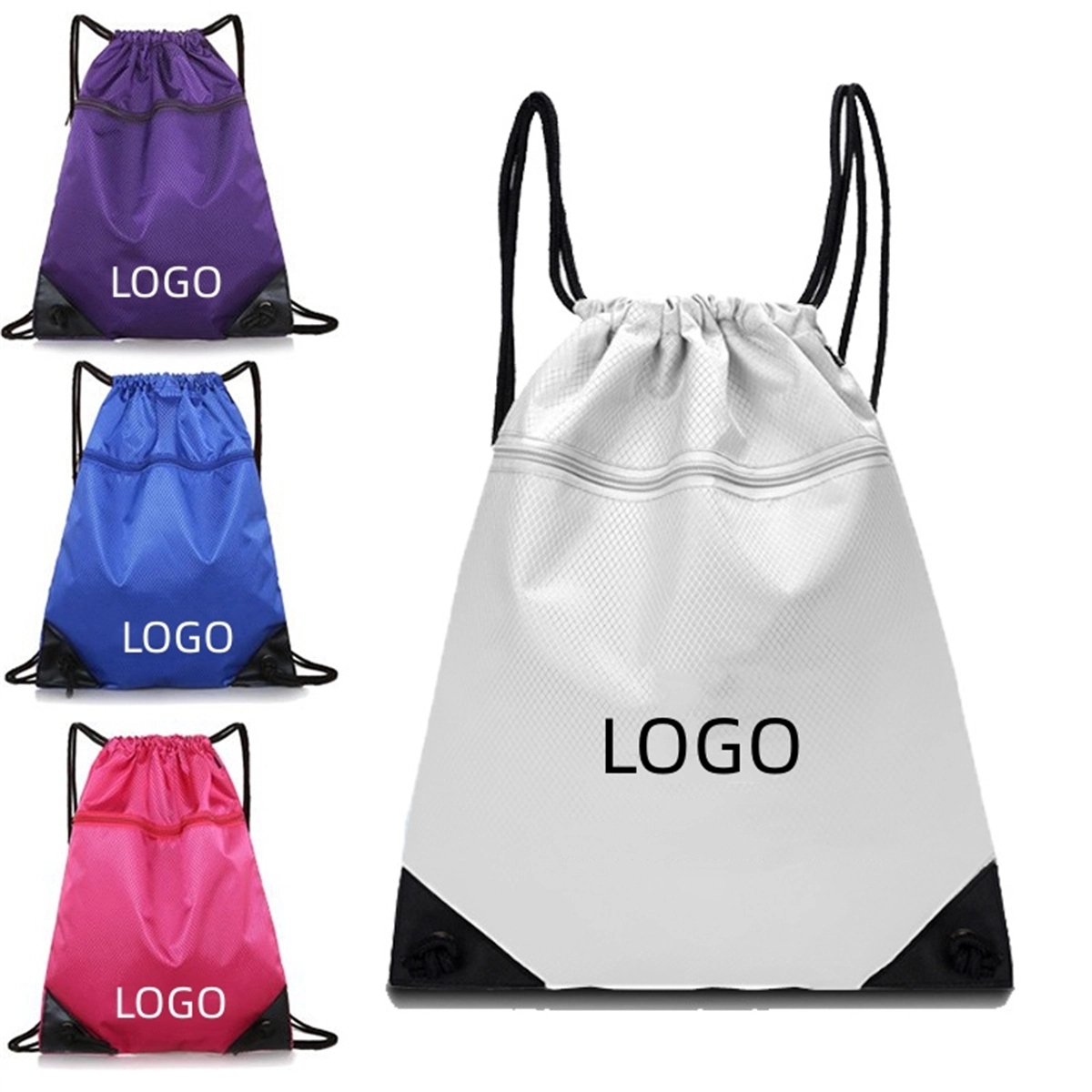Oxford Drawstring Backpack Bag 5