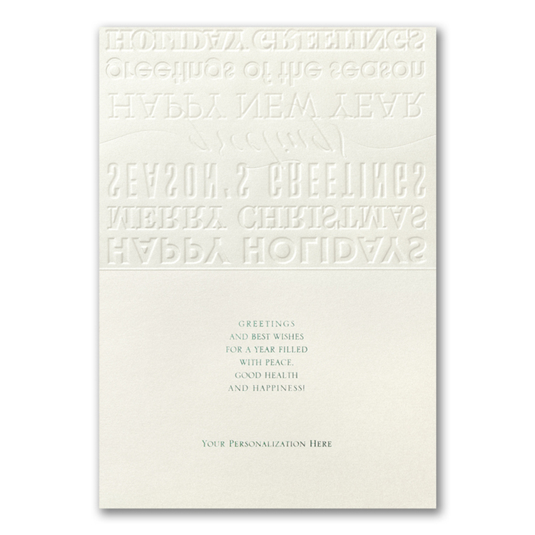 Many Greetings Holiday Card 3