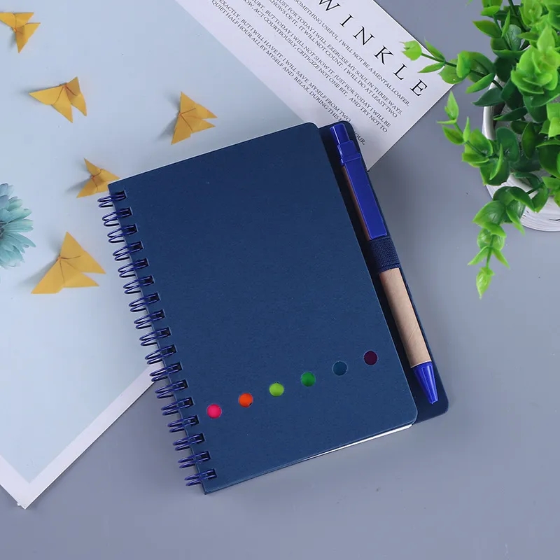 Sticky Notes Spiral Notebook 5