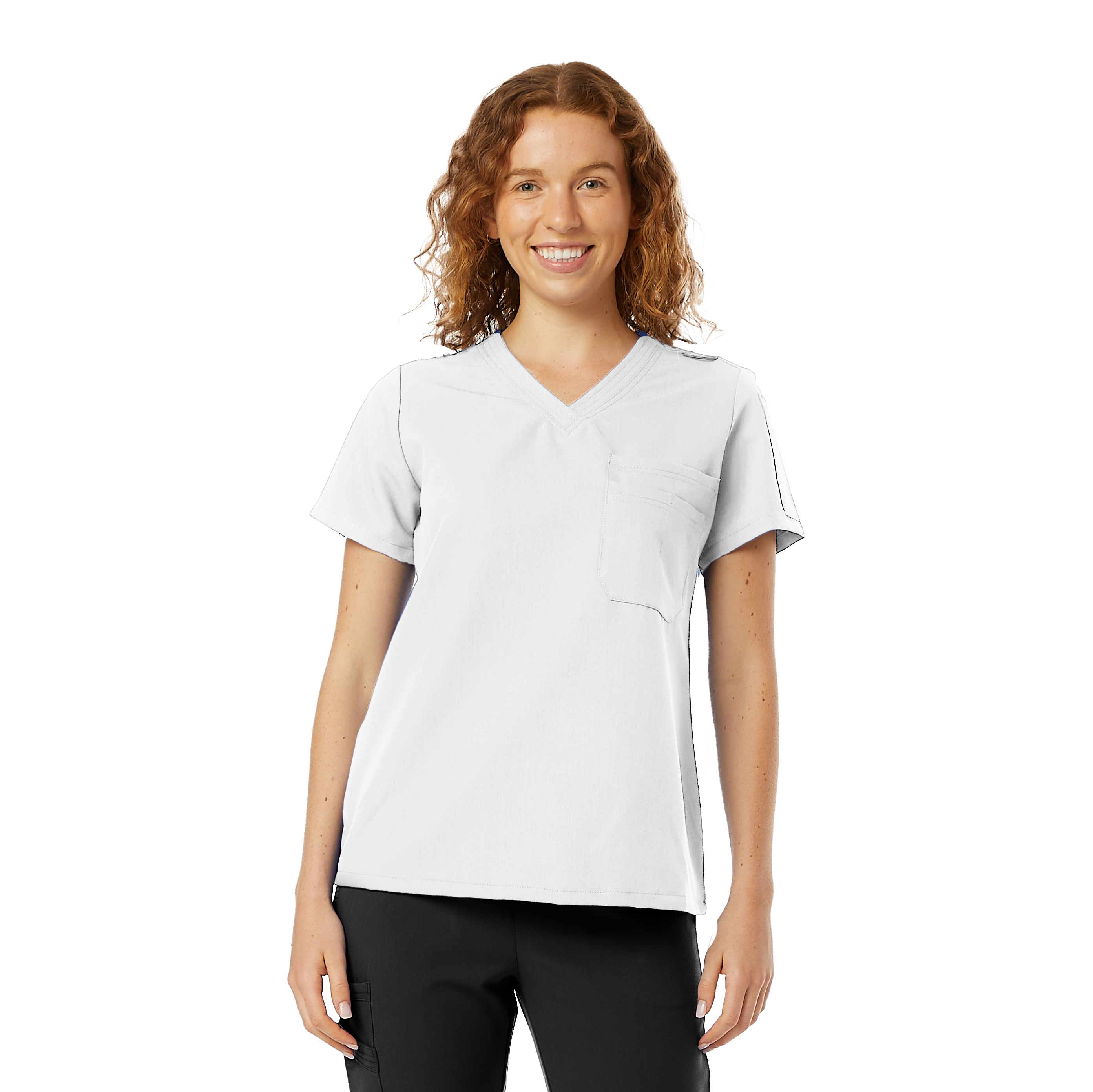 Womens WYND Tuckable Scrub Top 9