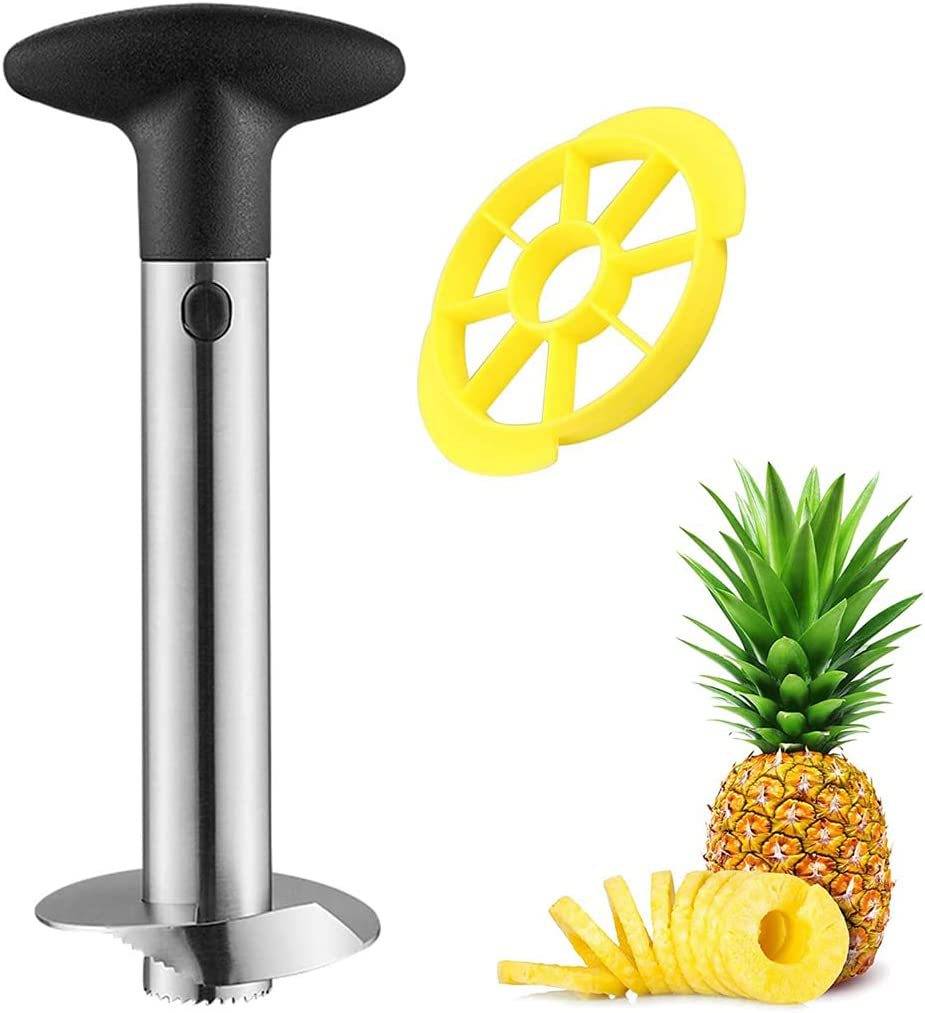 Stainless Steel Fruit Pineapple Peeler Corer Slicer Cutter 6