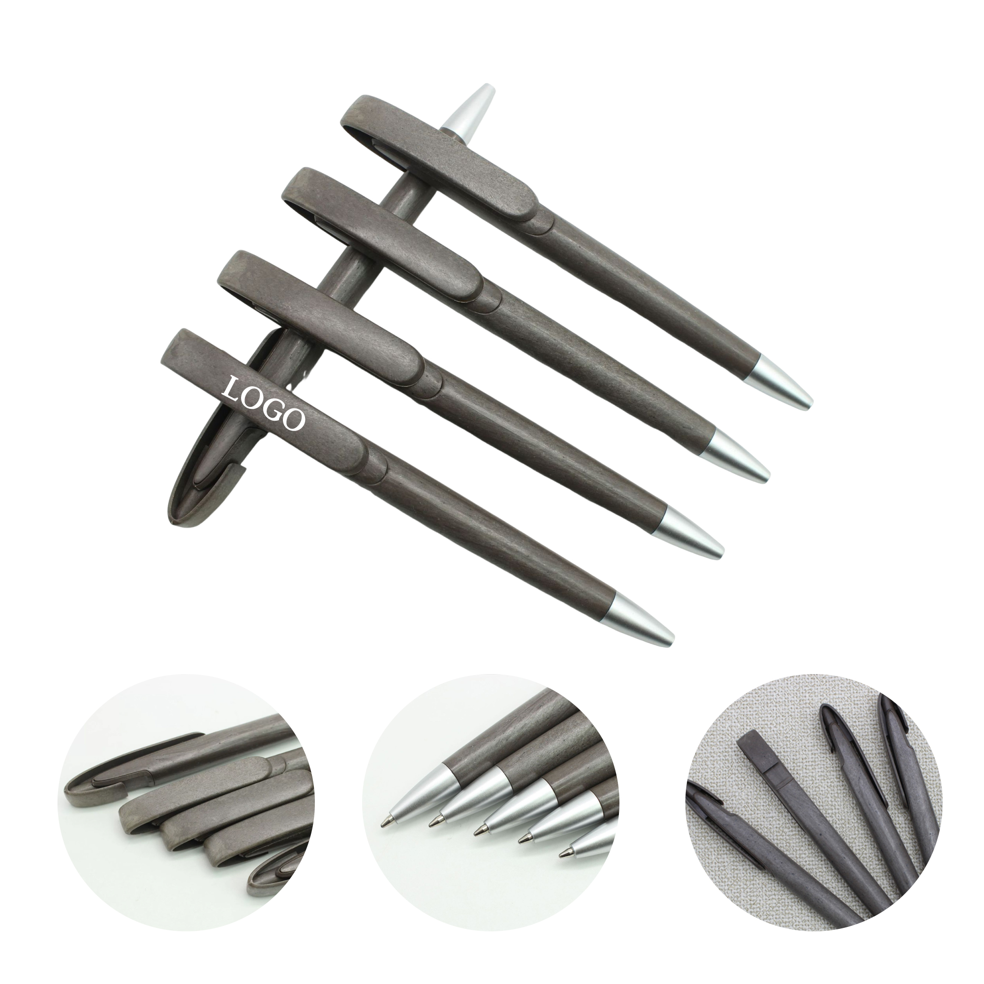 Eco-Friendly Biodegradable Retractable Ballpoint Pen 1
